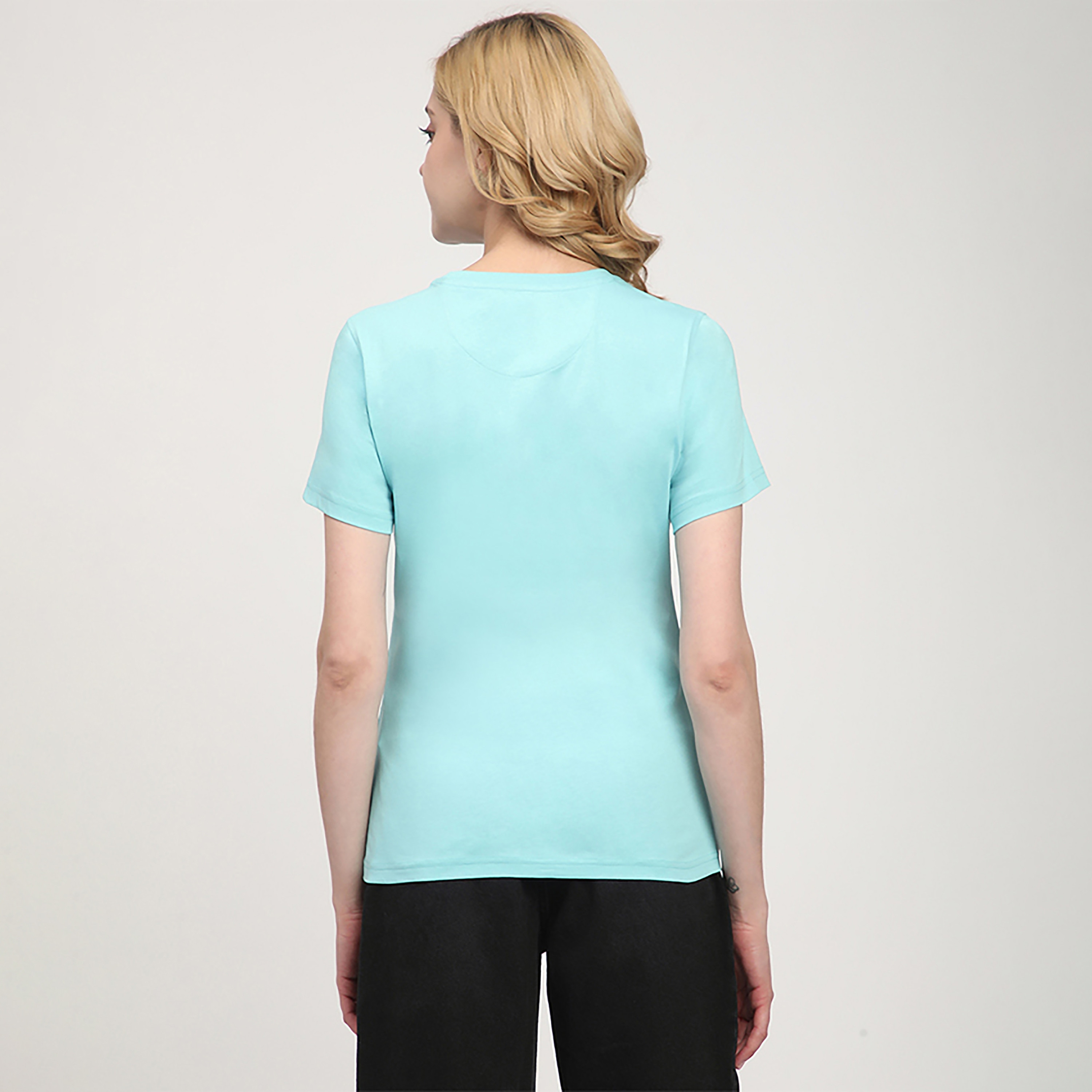 Beverly Hills Polo Club Logo Print Round Neck Short Sleeves Women's T-Shirt-women-clothing-tshirts-image-8