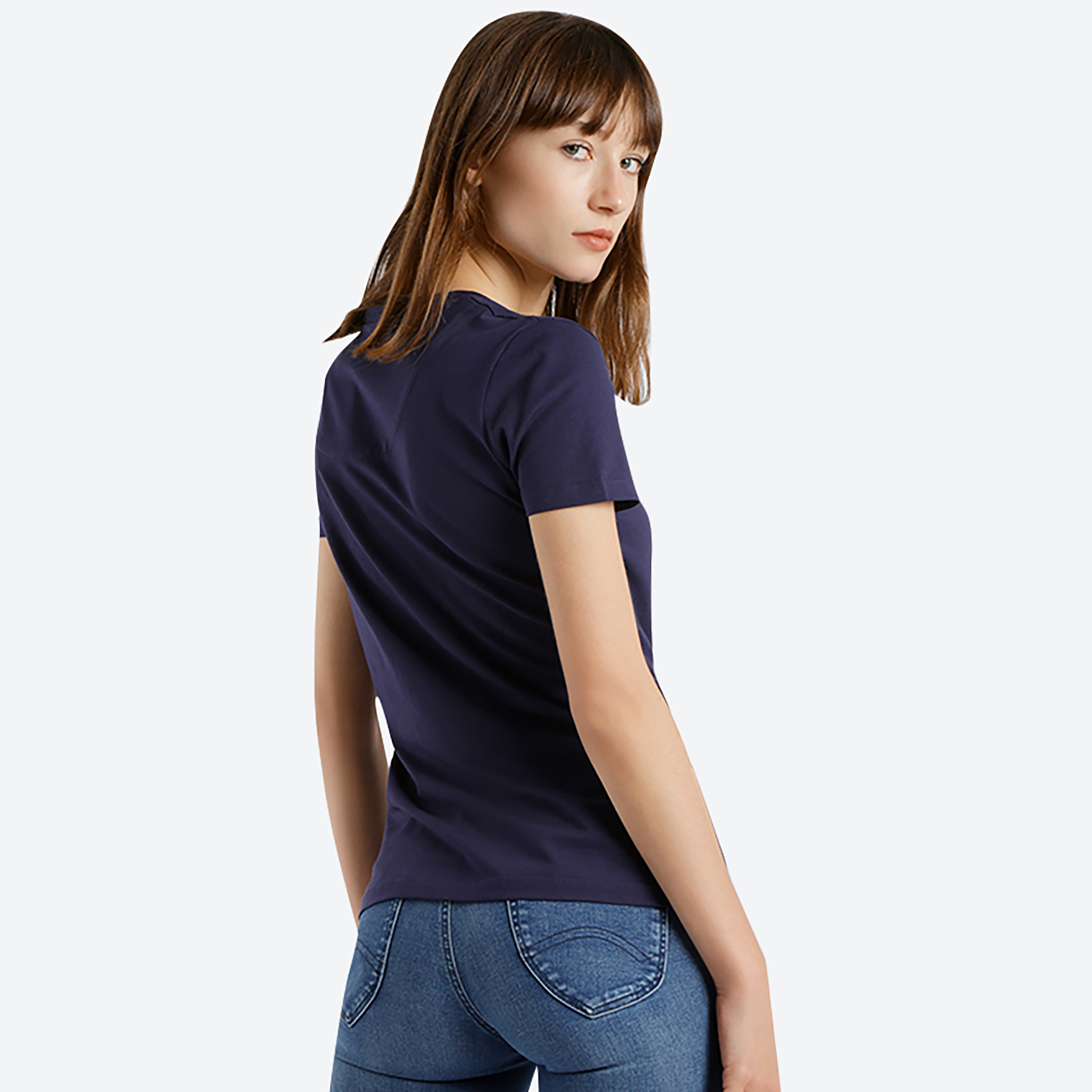 شعار نادي بيفرلي هيلز للبولو قميص نسائي برقبة قصيرة الأكمام-women-clothing-tshirts-image-4