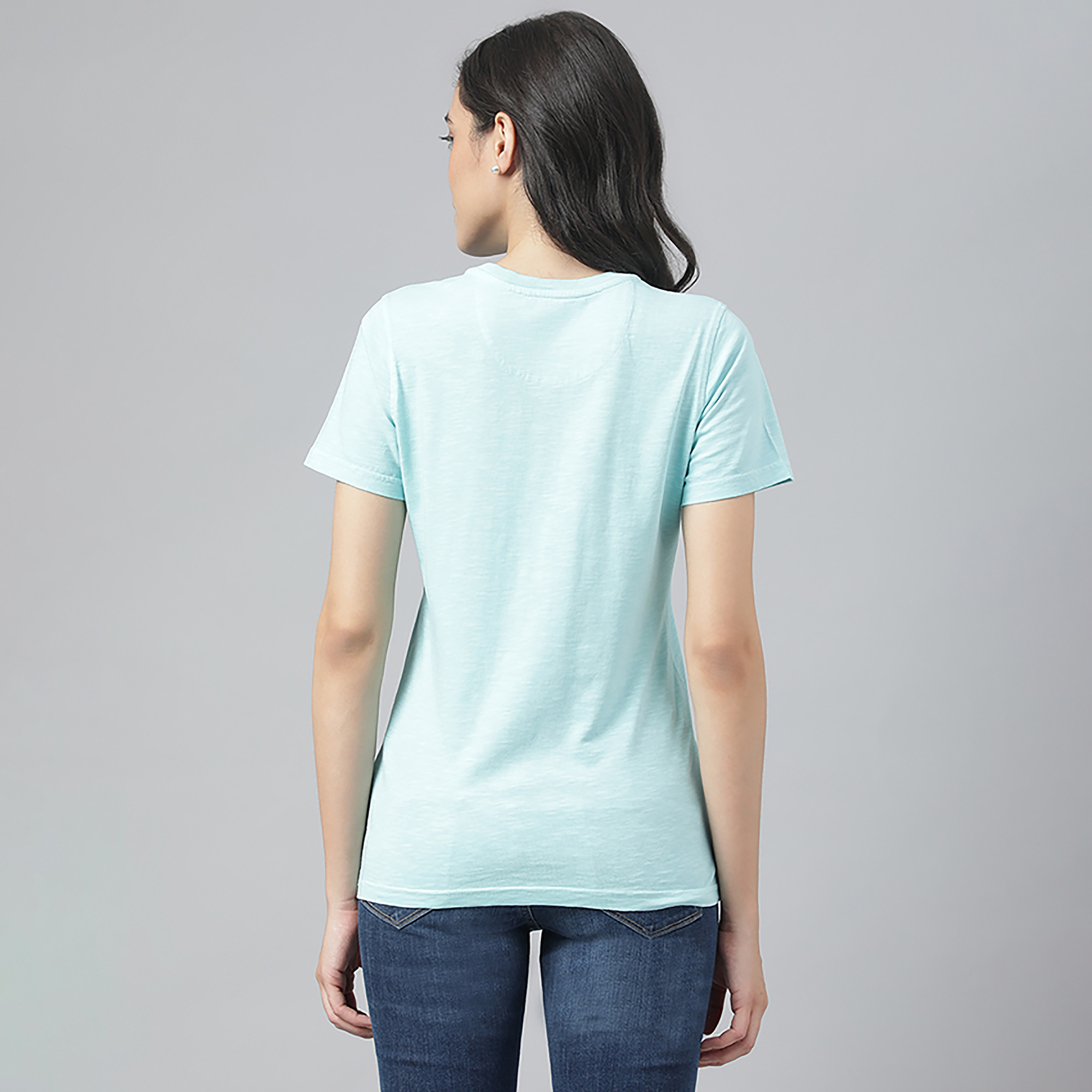 تيشيرت برقبة دائرية وأكمام قصيرة  مطبوعمن بيفرلي هيلز بولو كلوب-women-clothing-tshirts-image-4