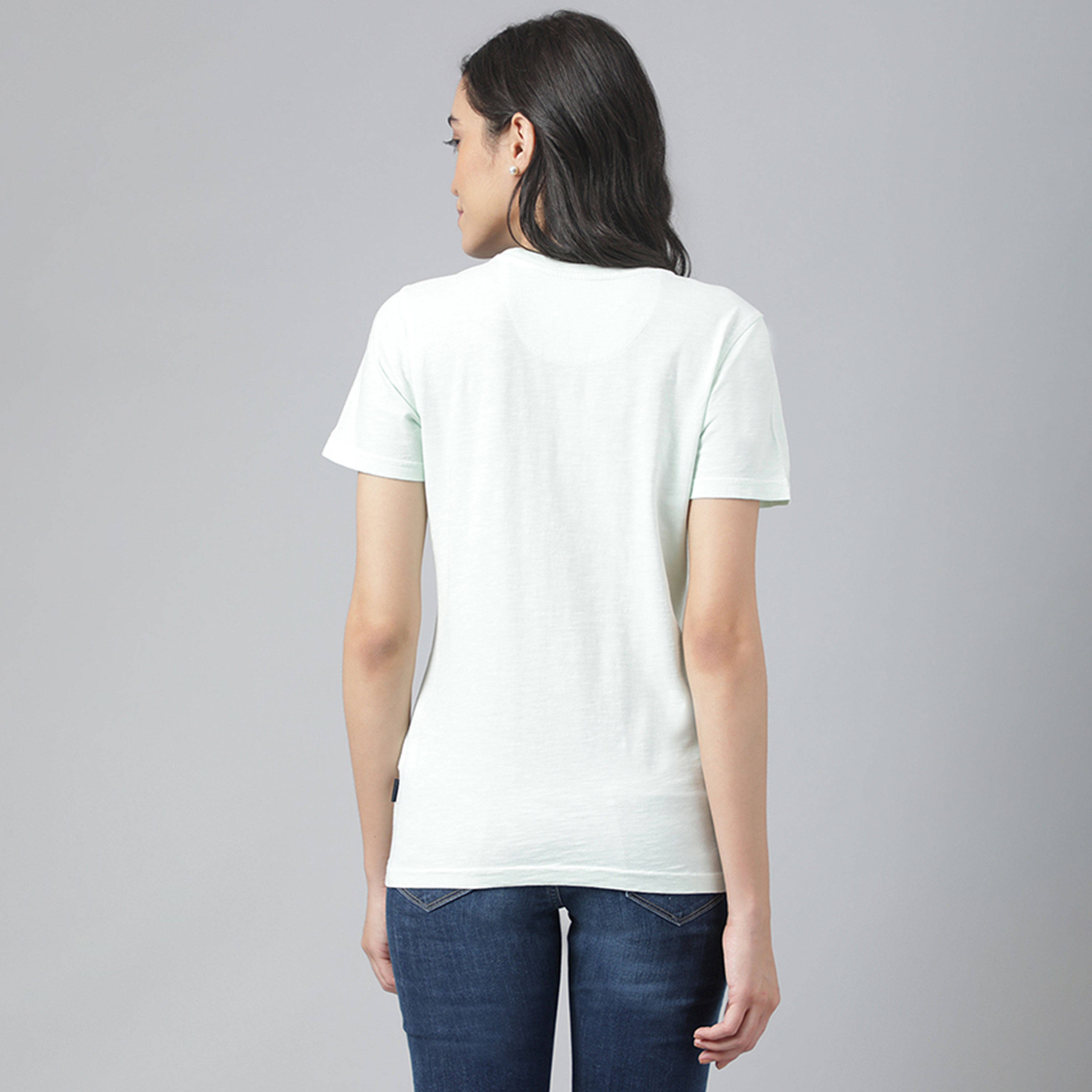 شعار نادي بيفرلي هيلز للبولو طبعة قميص نسائي برقبة دائرية بأكمام قصيرة-women-clothing-tshirts-image-4