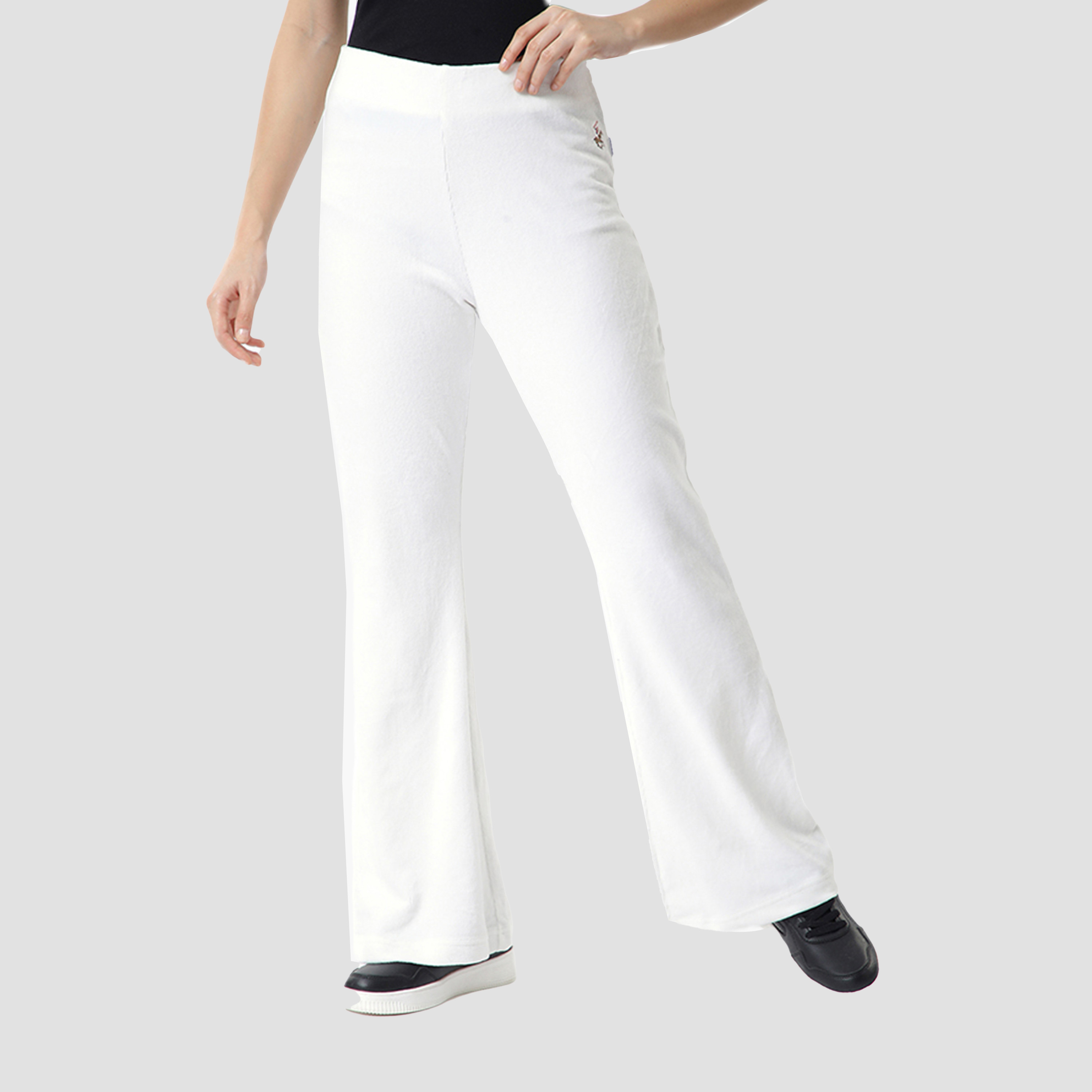 Beverly Hills Polo Club Plain High-Rise Women's Track Pants-women-clothing-bottoms-joggers-image-1