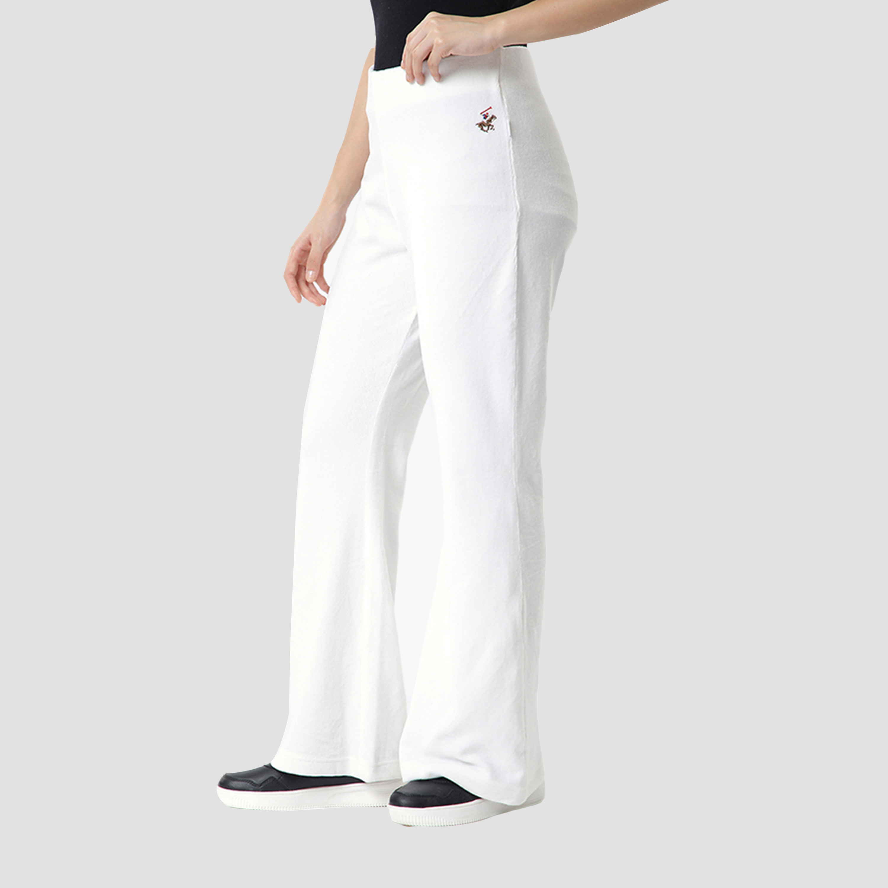 Beverly Hills Polo Club Plain High-Rise Women's Track Pants-women-clothing-bottoms-joggers-image-2