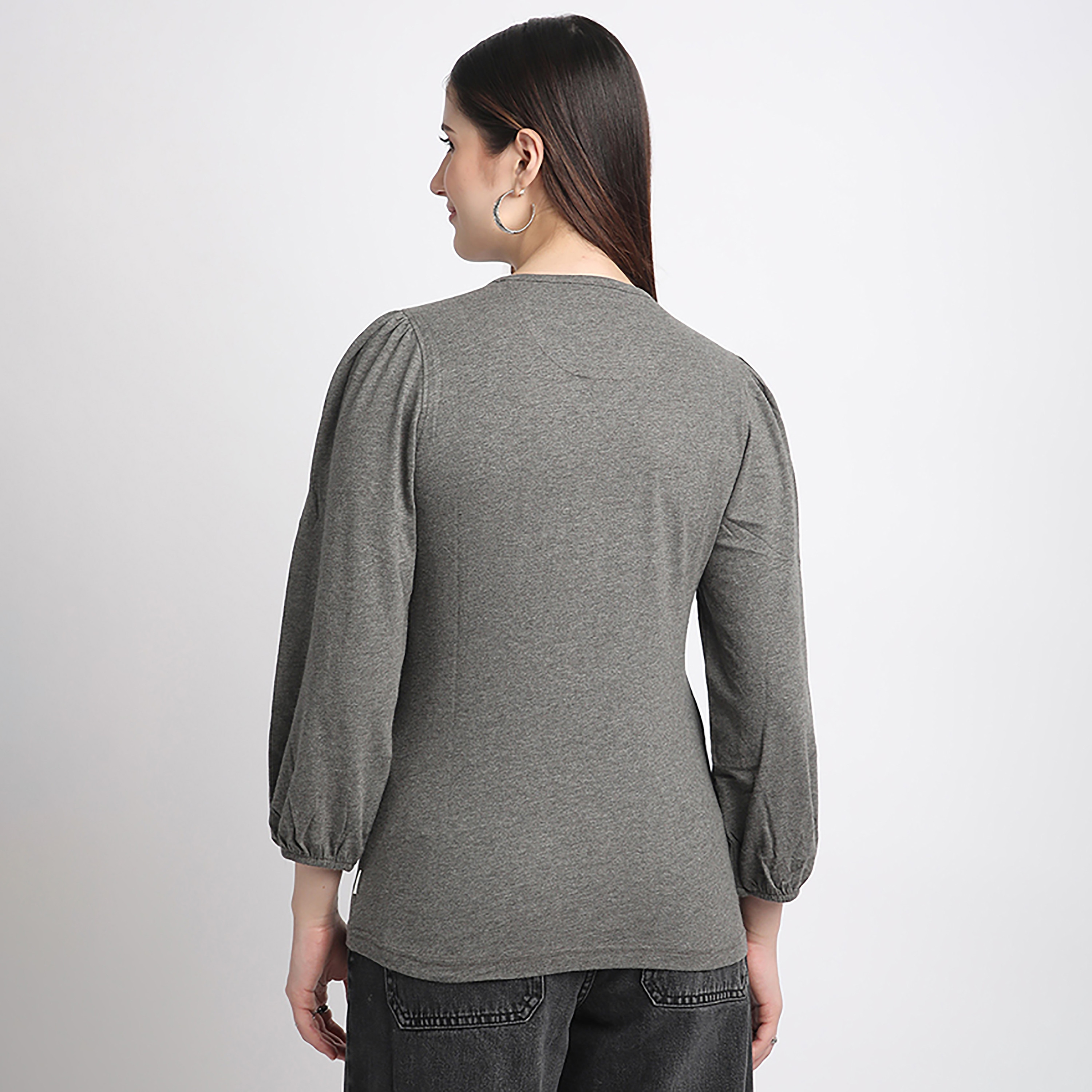 تي شيرت نسائي بيفرلي هيلز بولو كلوب برقبة دائرية وثلاثة أرباع-women-clothing-tshirts-image-2