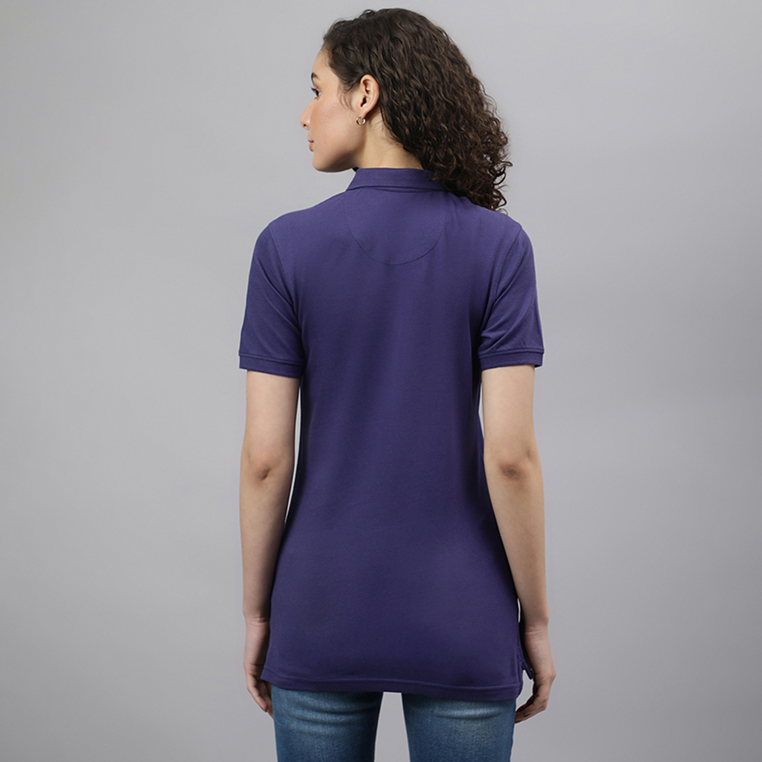 تي شيرت بولو من بيفرلي هيلز بولو كلوب بياقة وأكمام قصيرة مع شعار-women-clothing-tshirts-image-8