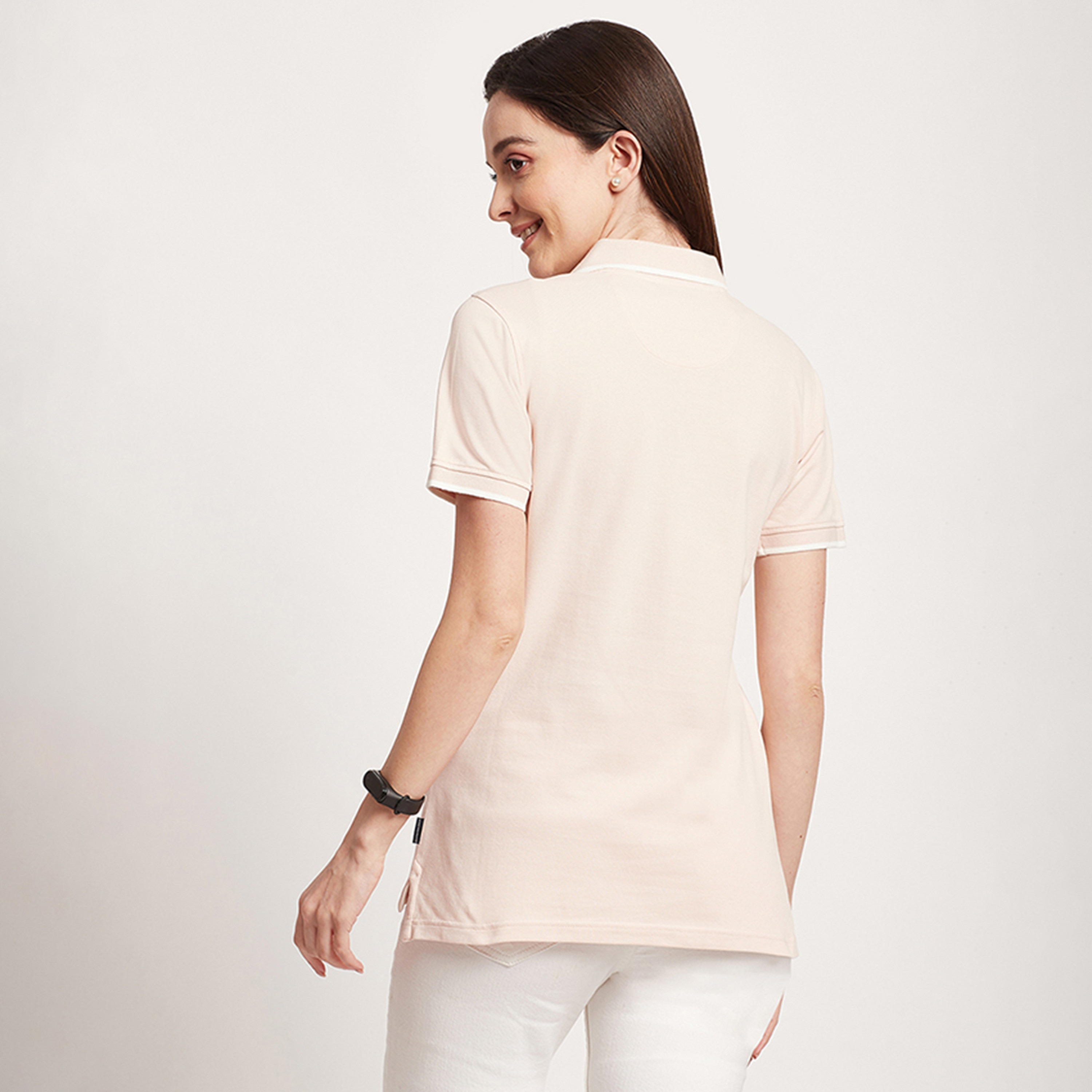 تي شيرت بولو من بيفرلي هيلز بولو كلوب بأكمام قصيرة مع شعار-women-clothing-tshirts-image-8