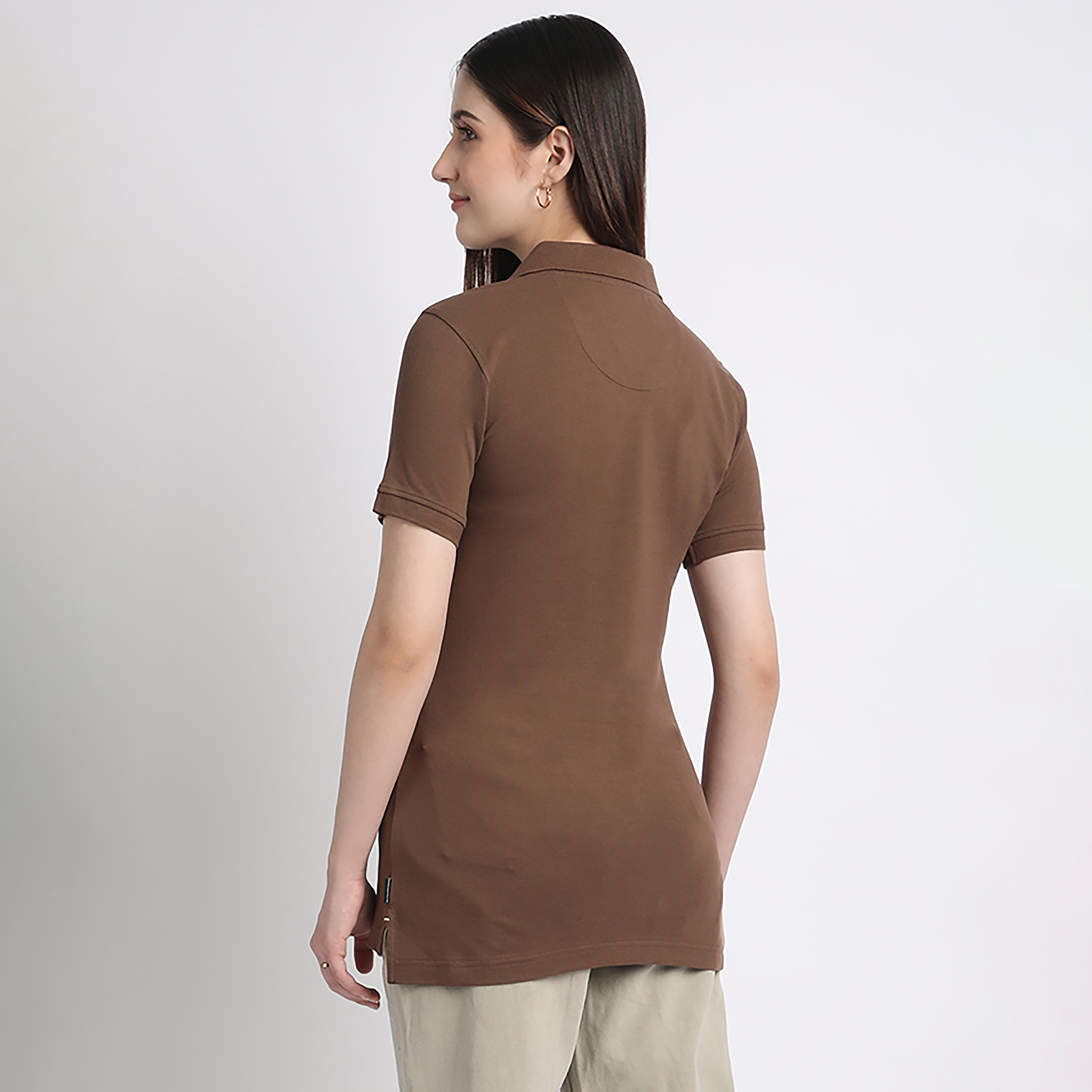 تي شيرت بولو بيفرلي هيلز بولو كلوب بياقة عادية وأكمام قصيرة للسيدات-women-clothing-tshirts-image-2