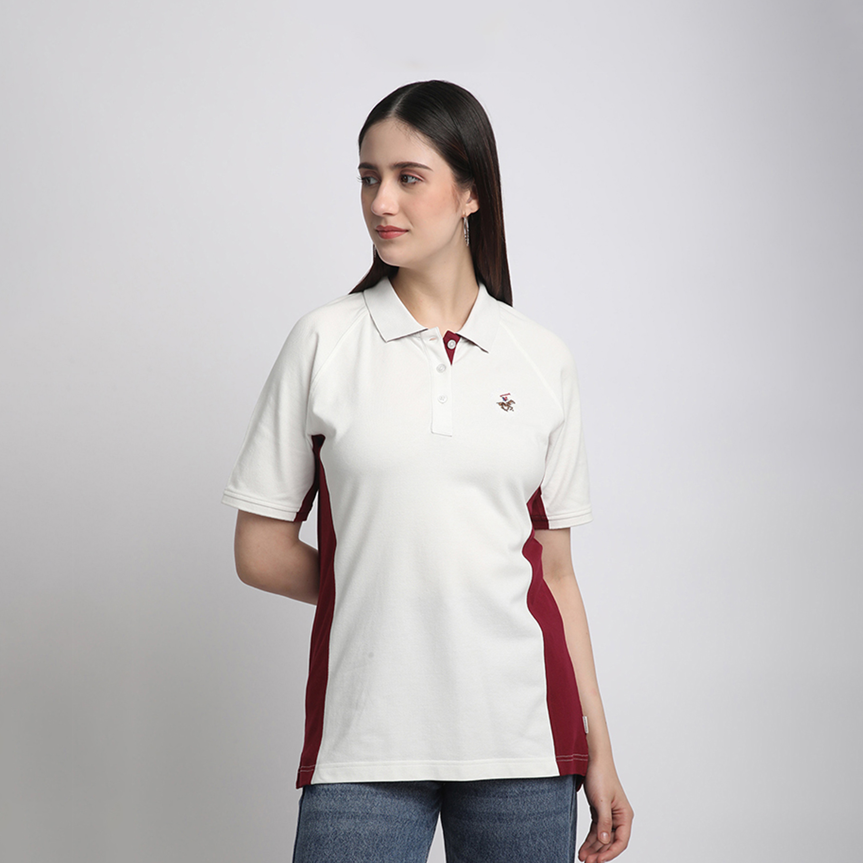 بيفرلي هيلز كلوب-  تي شيرت بولو نسائي بألوان متعددة وياقة وأكمام قصيرة-women-clothing-tshirts-image-1