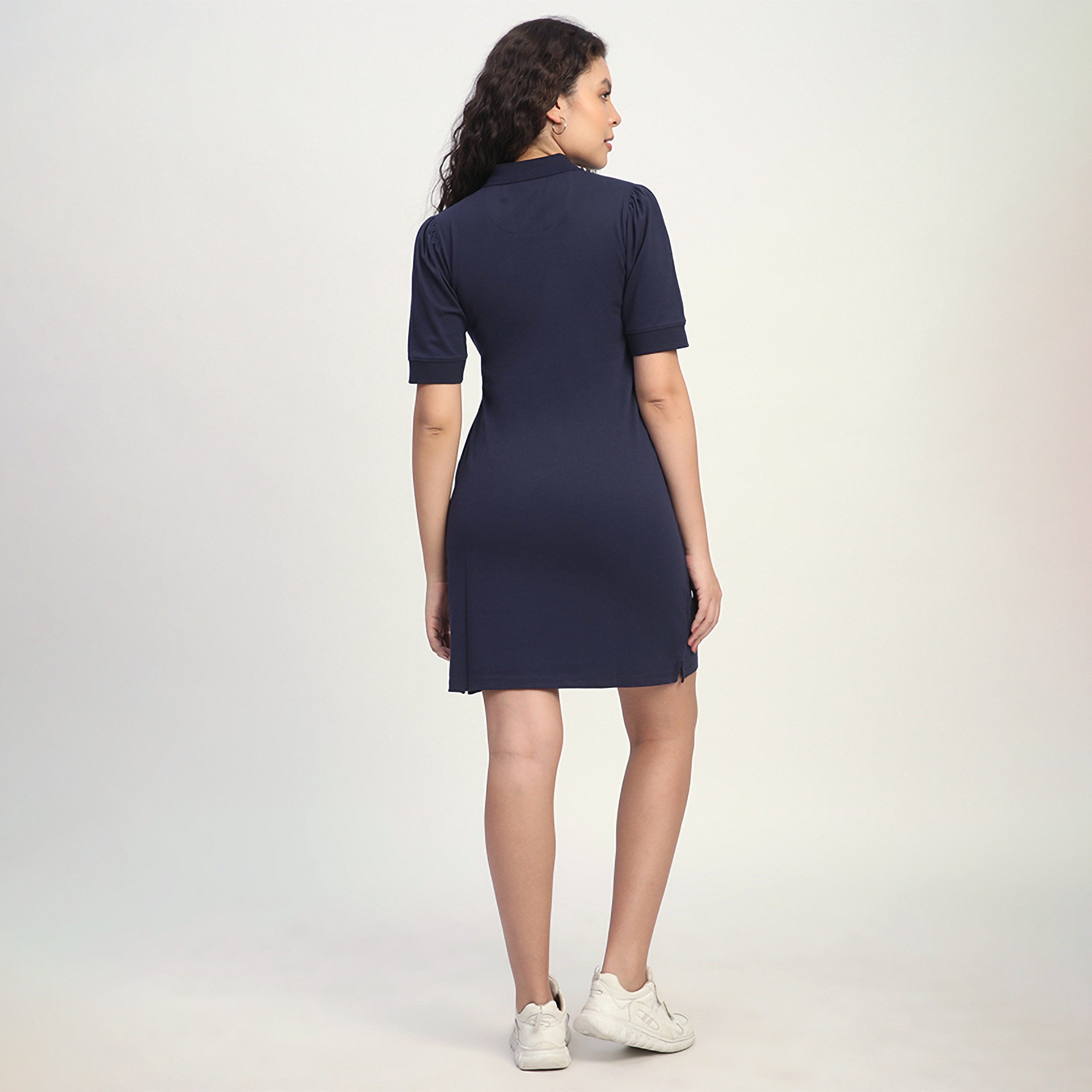 فستان قصير من القطن للنساء من بيفرلي هيلز بولو كلوب-women-clothing-dresses-image-4