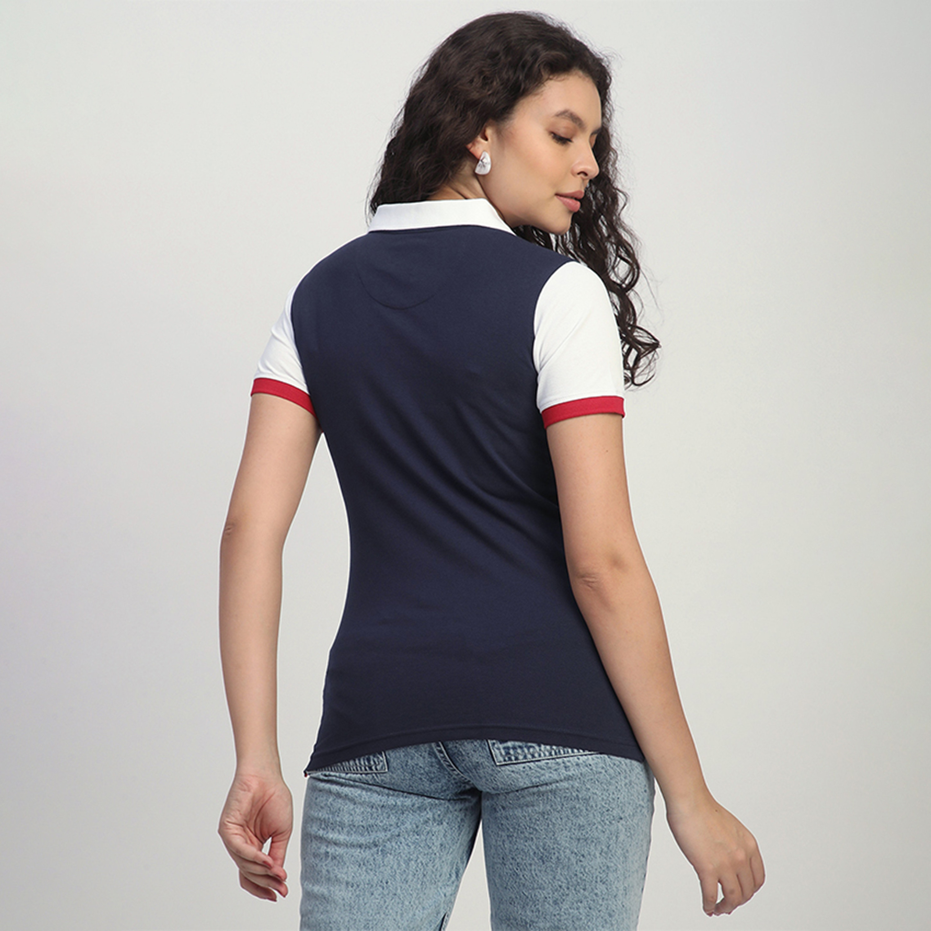 تي شيرت بولو بأكمام قصيرة سادة للرجال من بيفرلي هيلز بولو كلوب-women-clothing-tshirts-image-5