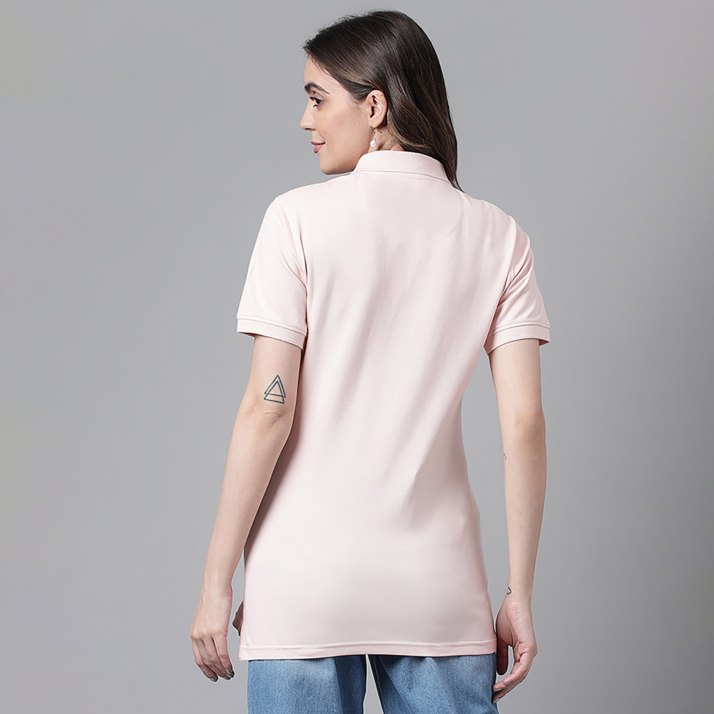 Beverly Hills Polo Club Plain Collared Short Sleeves Polo T-Shirt-women-clothing-tshirts-image-4