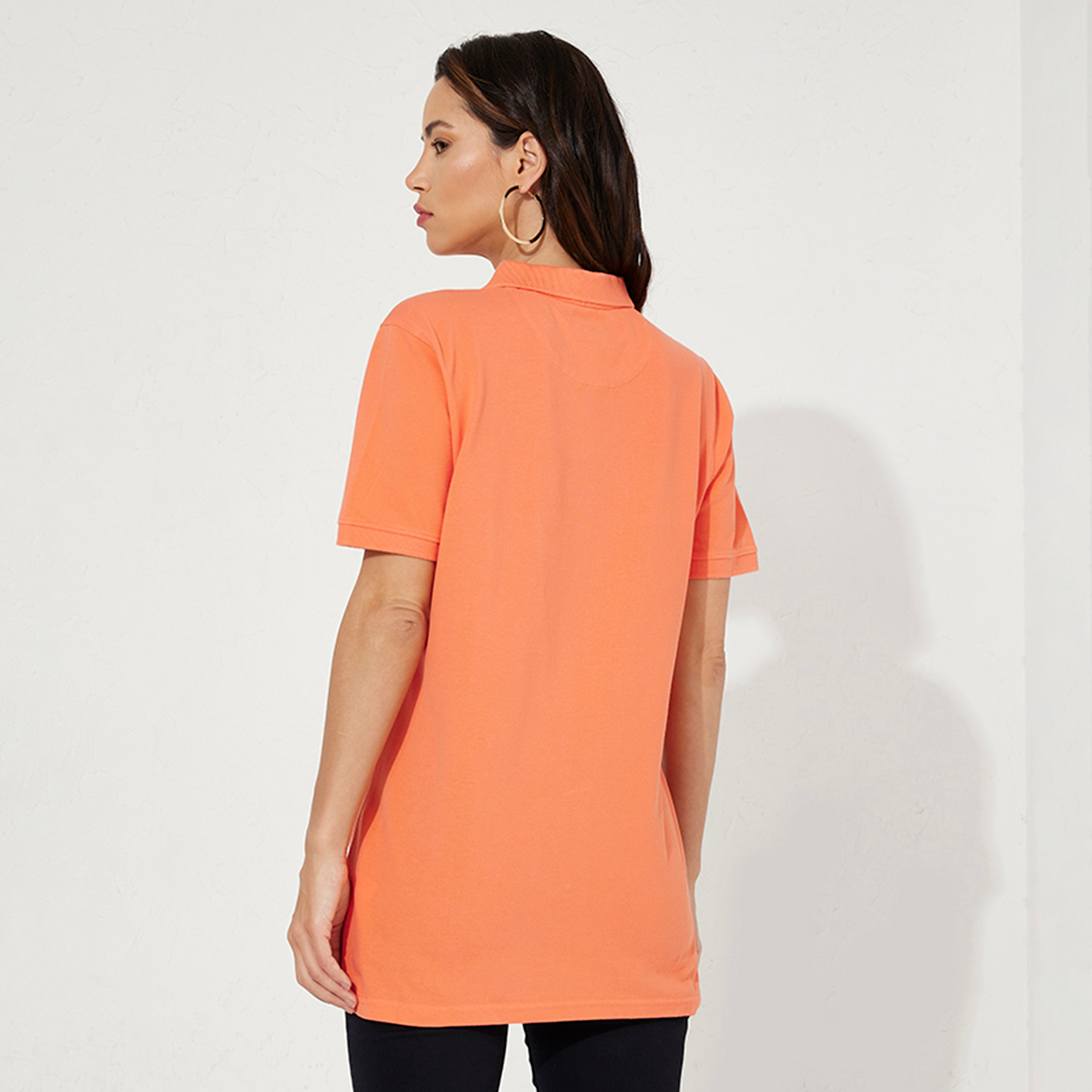 Beverly Hills Polo Club Logo Collared Short Sleeves Polo T-Shirt-women-clothing-tshirts-image-4