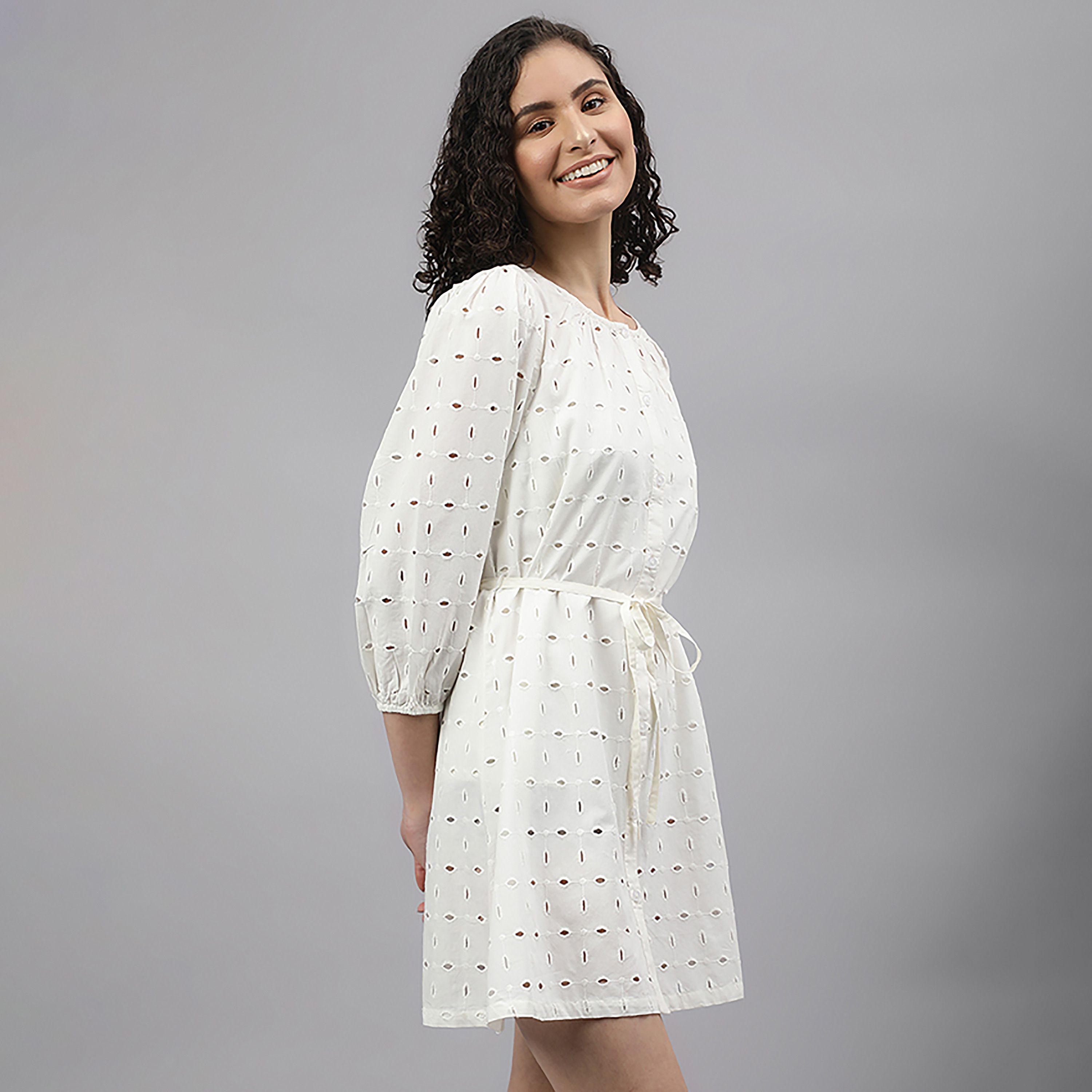 فستان قميص من بيفرلي هيلز بولو كلوب برقبة دائرية وطول الركبة-women-clothing-dresses-image-7