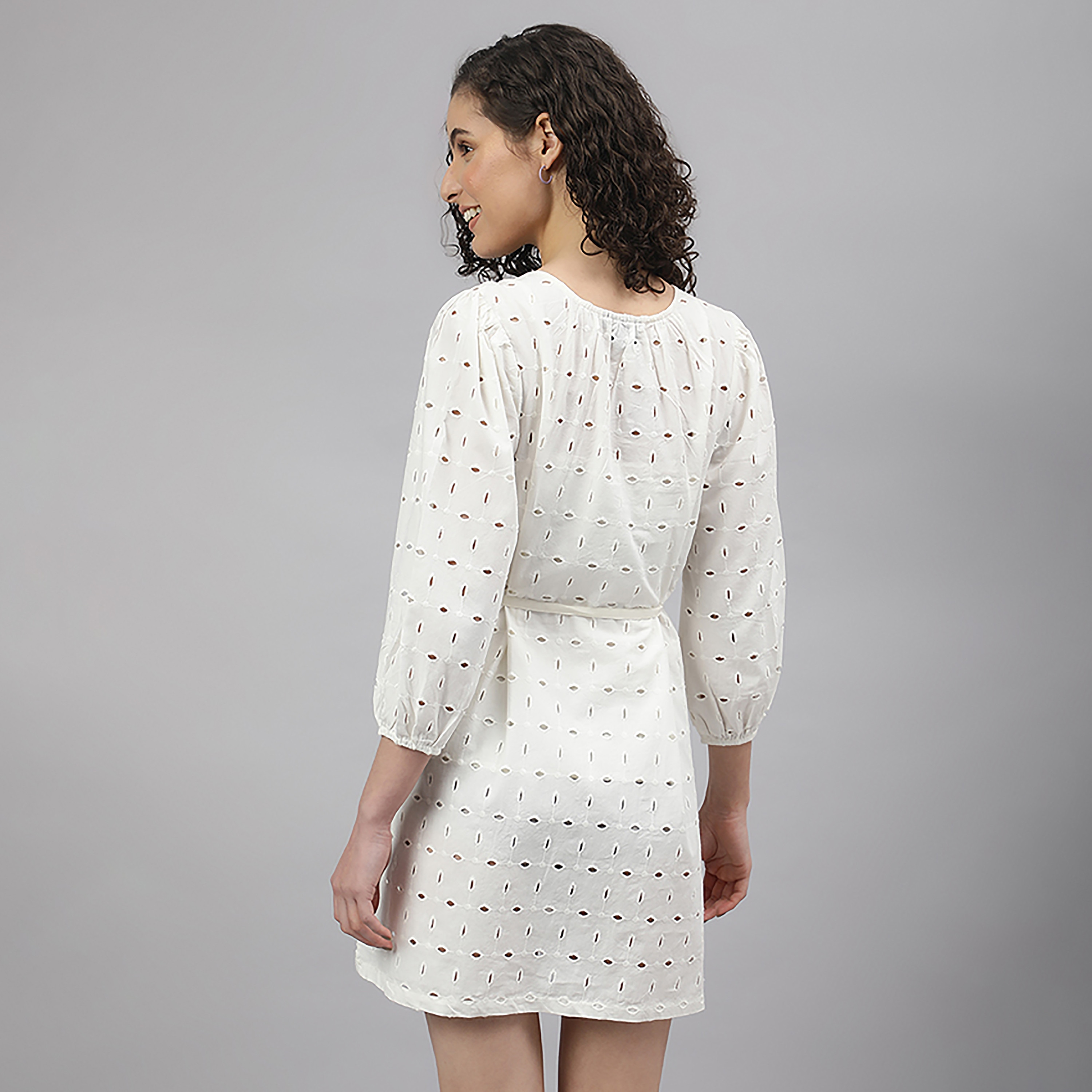 فستان قميص من بيفرلي هيلز بولو كلوب برقبة دائرية وطول الركبة-women-clothing-dresses-image-8