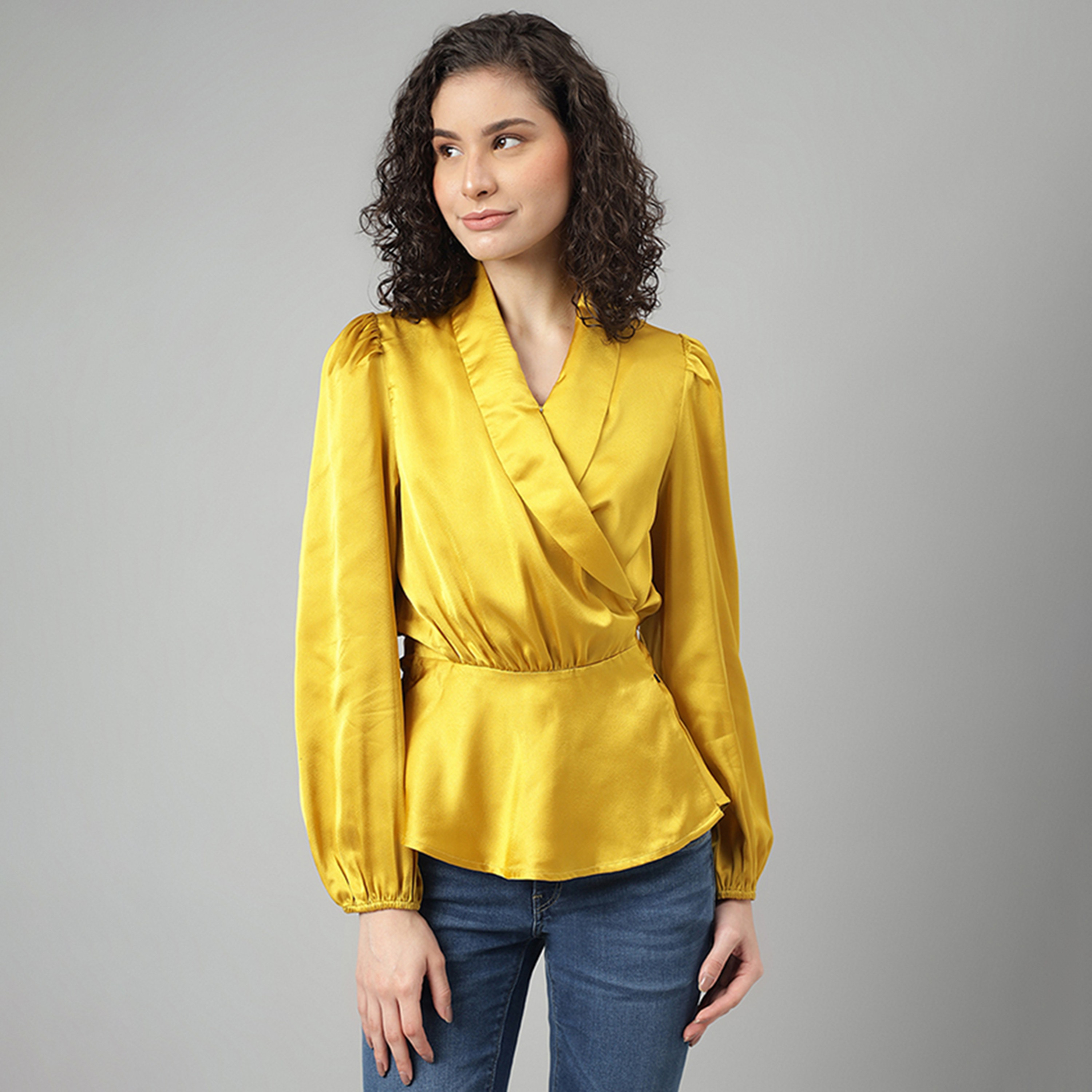 Beverly Hills Polo Club Plain Shawl Lapel Long Sleeves Wrap Top-PROMO_CP_BHPC_101125-image-1