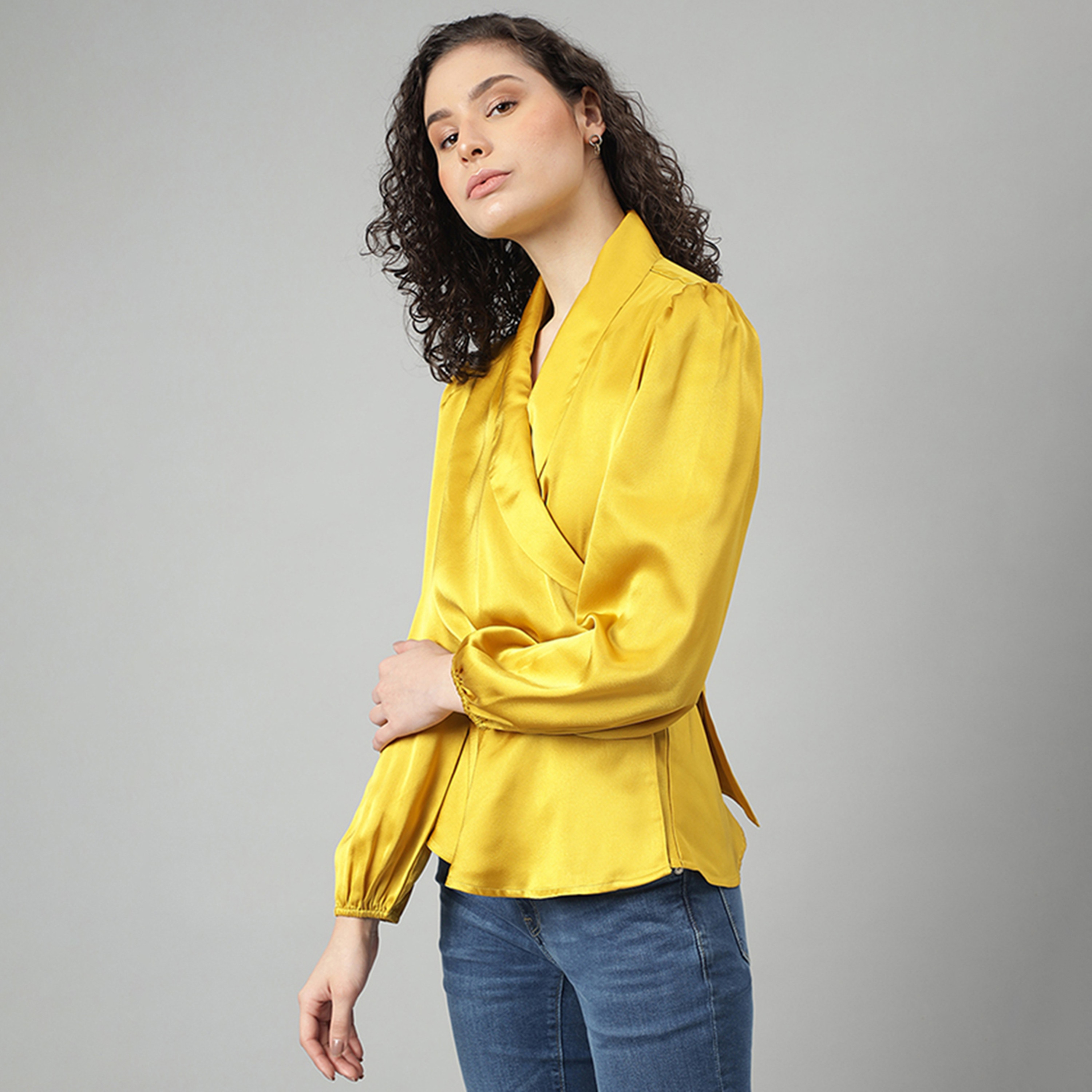 Beverly Hills Polo Club Plain Shawl Lapel Long Sleeves Wrap Top-PROMO_CP_BHPC_101125-image-2