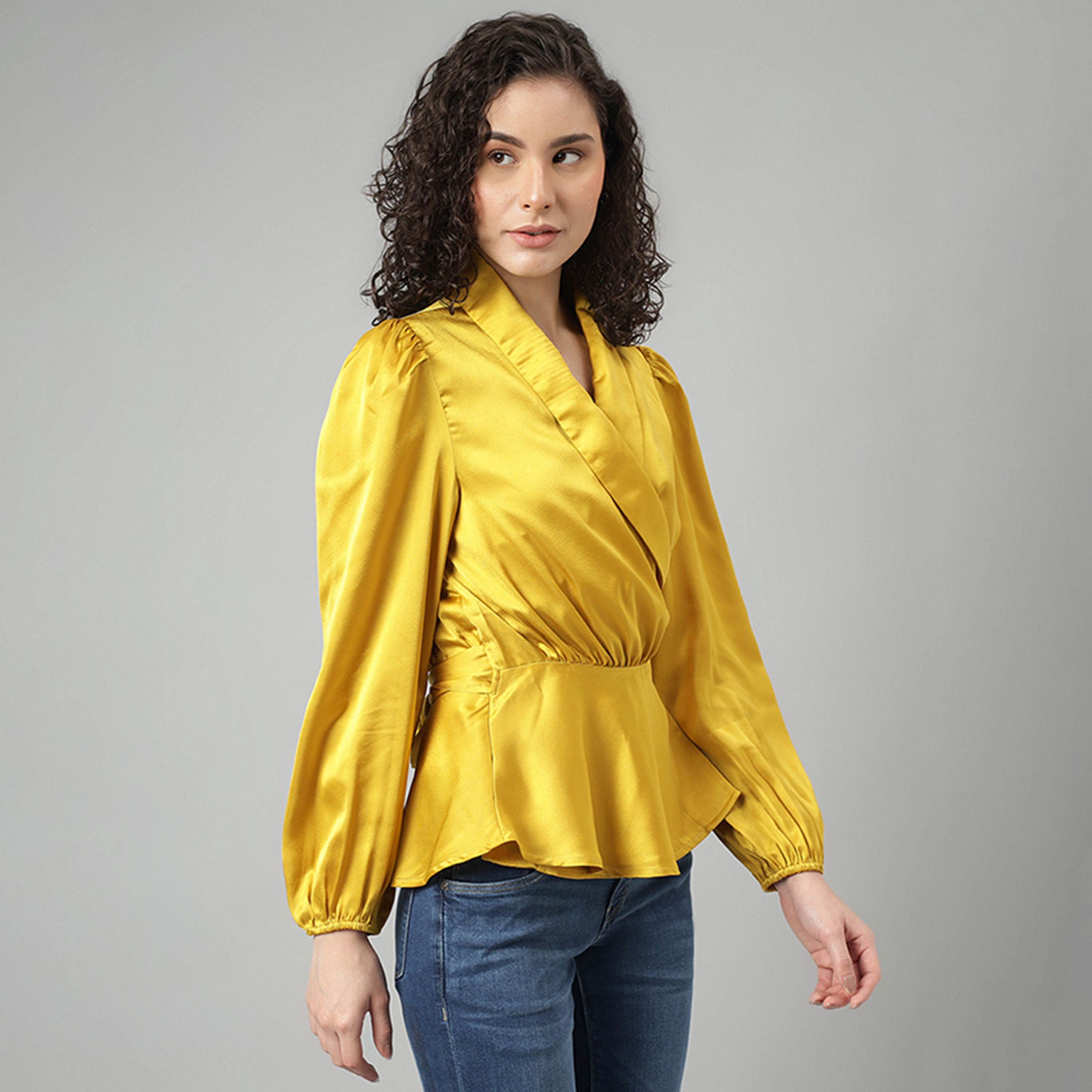 Beverly Hills Polo Club Plain Shawl Lapel Long Sleeves Wrap Top-PROMO_CP_BHPC_101125-image-3