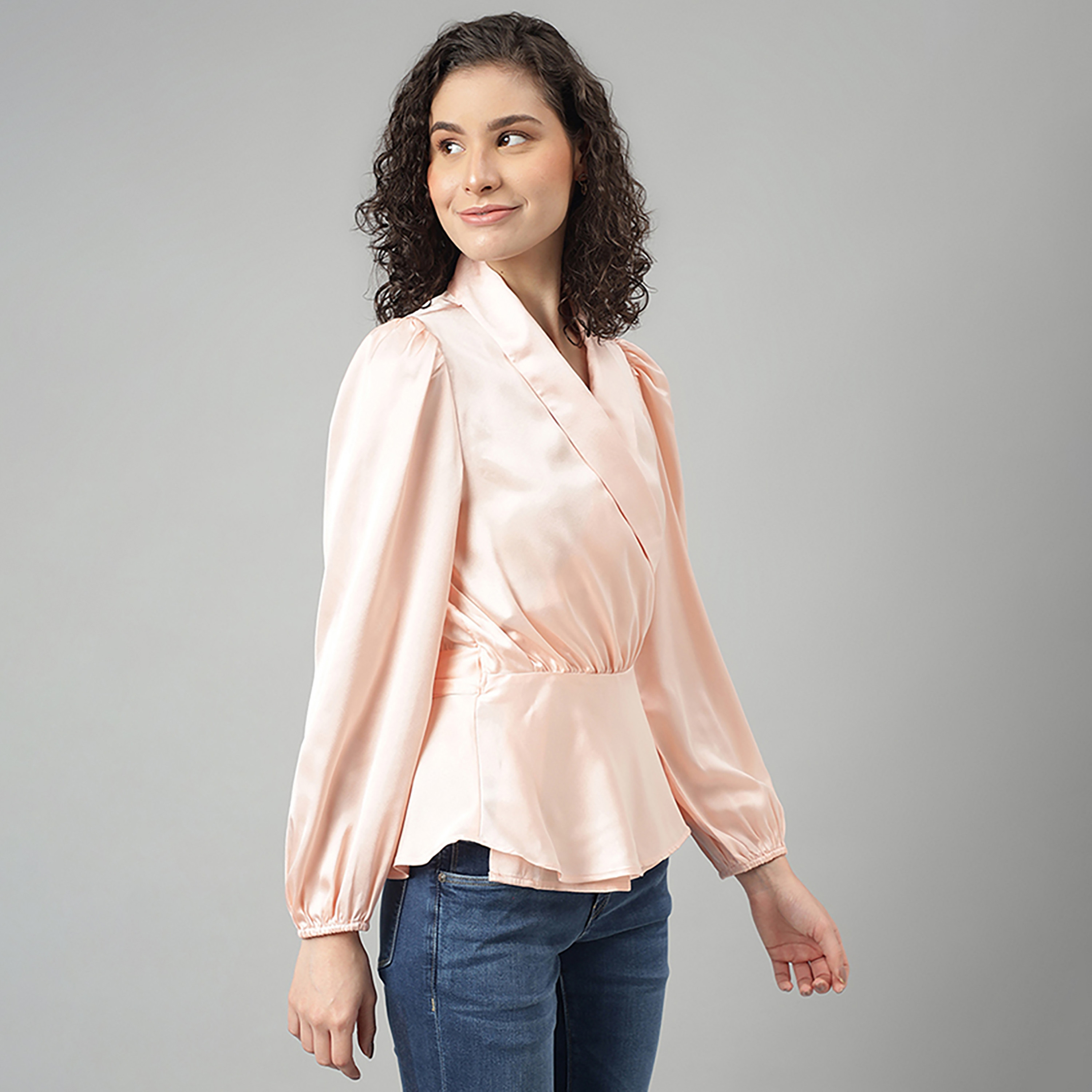 Beverly Hills Polo Club Plain Shawl Lapel Long Sleeves Wrap Top-PROMO_CP_BHPC_101125-image-3