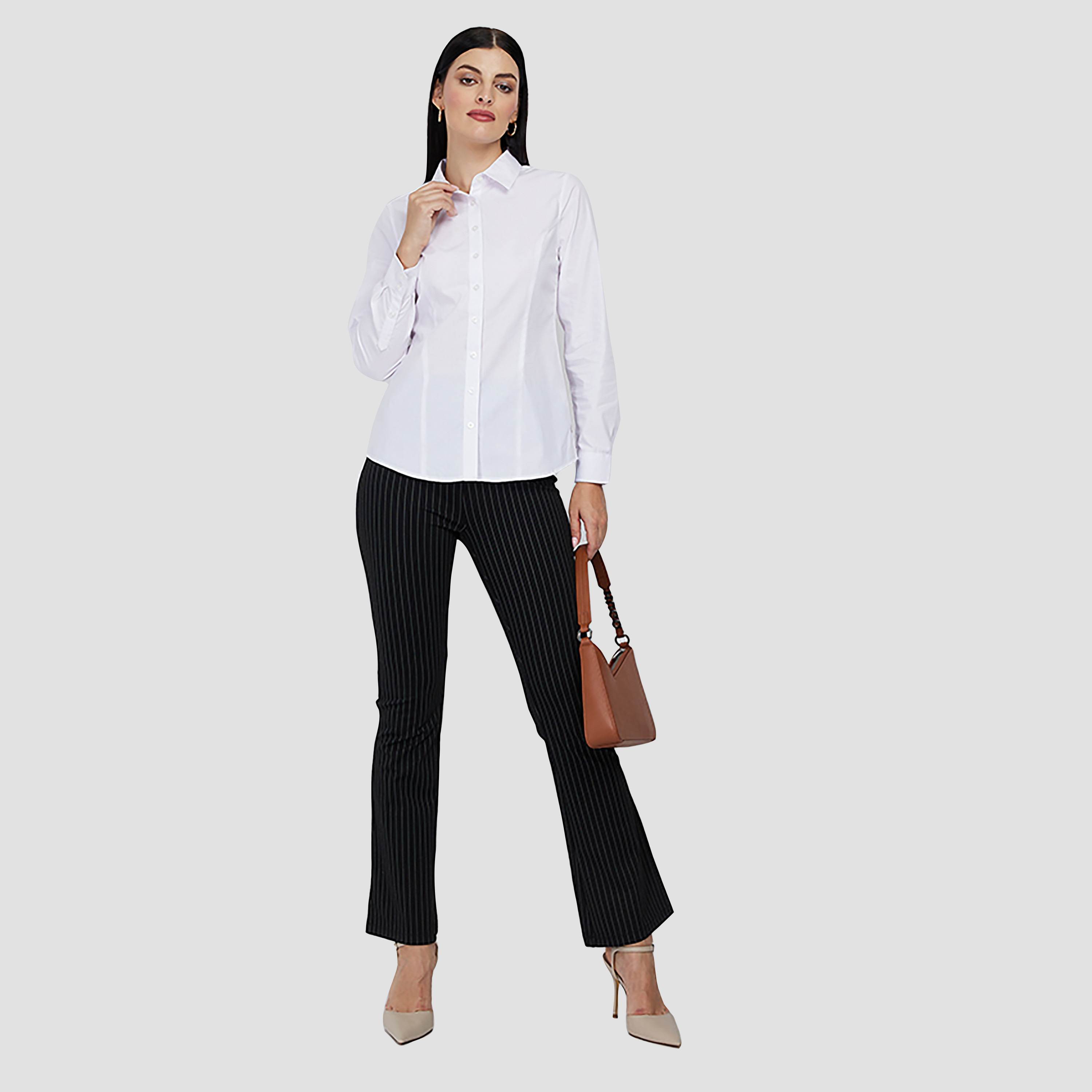 Beverly Hills Polo Club Regular Fit Plain Collared Long Sleeves Women's Shirt-women-clothing-shirtsandblouses-shirts-image-2