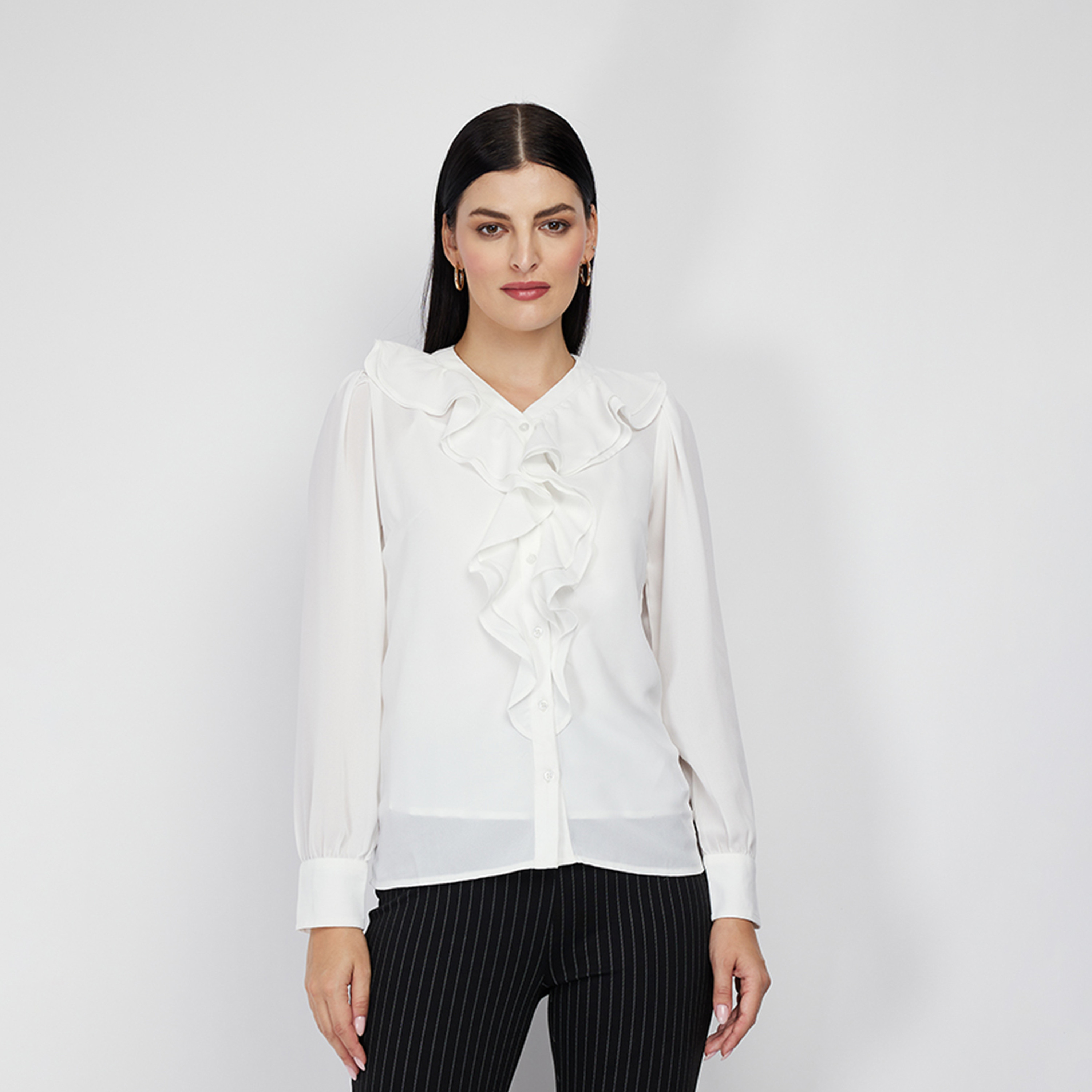 بيفرلي هيلز بولو كلوب- قميص نسائي برقبة على شكل حرف V-women-clothing-tshirts-image-5