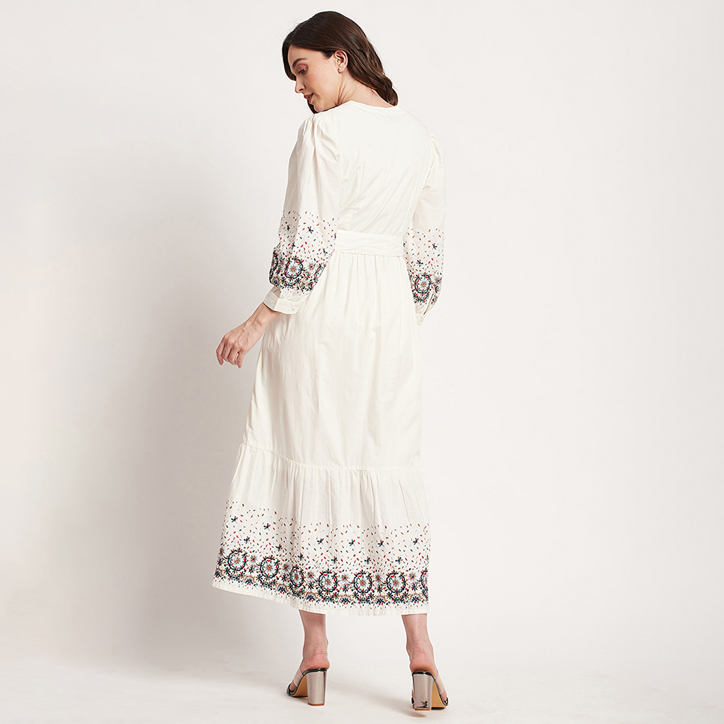 فستان قميص مطبوع ذو ميدي مع ياقة ماندارين من بيفرلي هيلز بولو كلوب-women-clothing-dresses-image-8