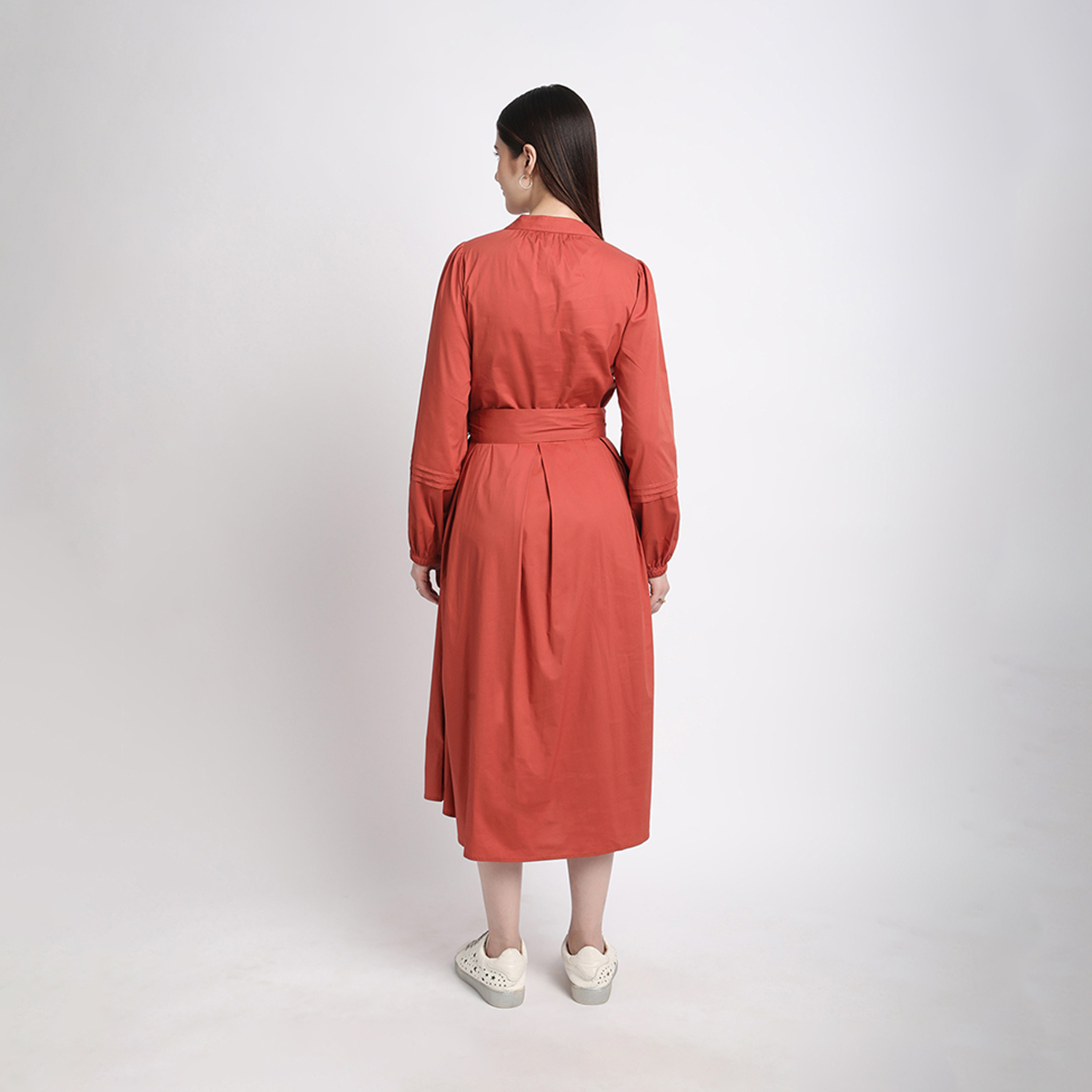 بيفرلي هيلز كلوب-  فستان قميص بياقة سادة-women-clothing-dresses-image-8
