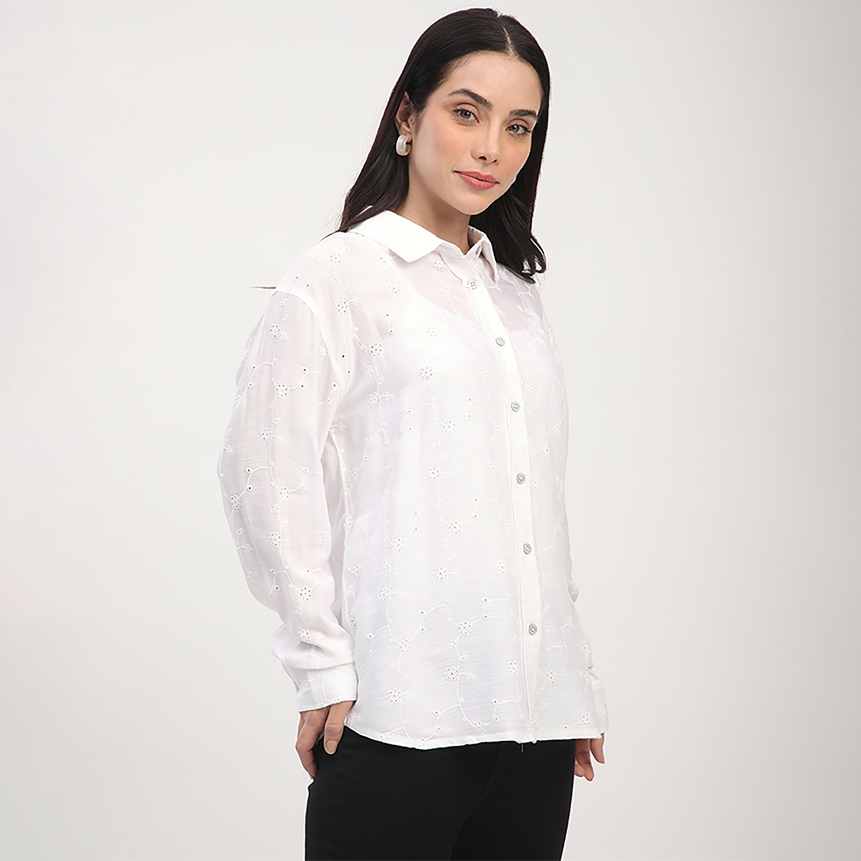 Beverly Hills Polo Club Regular Fit Embroidered Collared Long Sleeves Shirt-women-clothing-shirtsandblouses-shirts-image-2