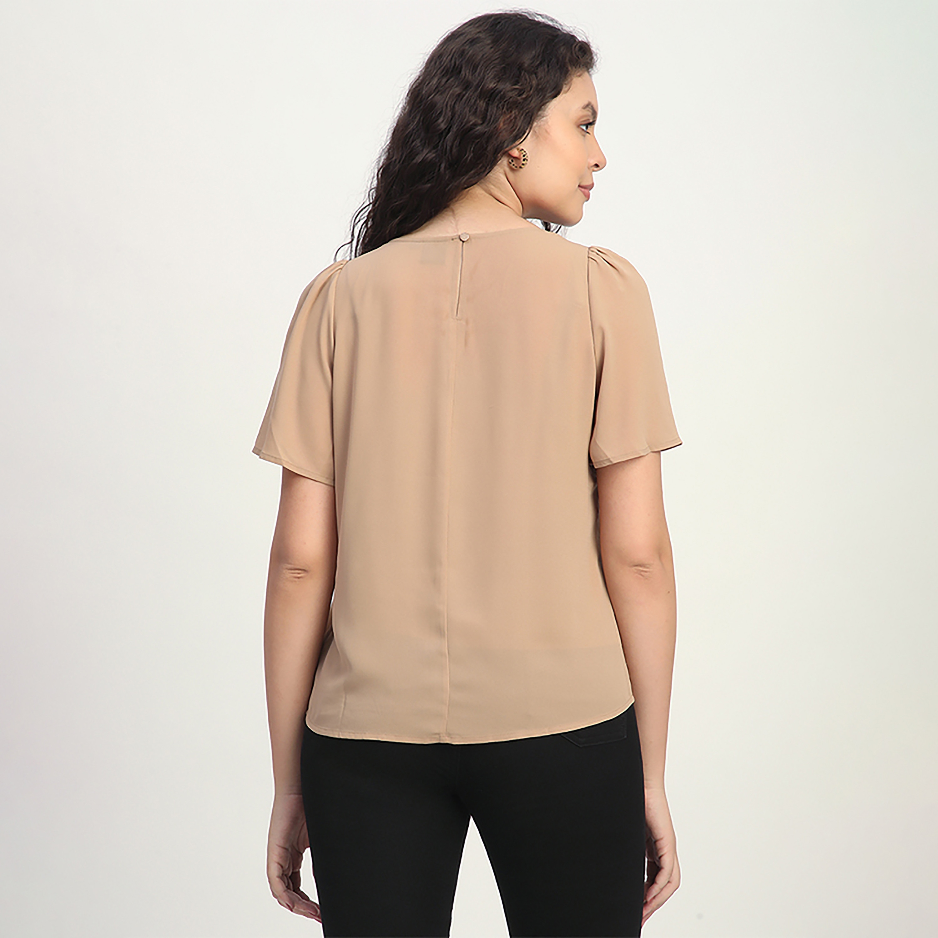 Beverly Hills Polo Club Plain Round Neck Flutter Sleeves Top-PROMO_CP_BHPC_101125-image-4