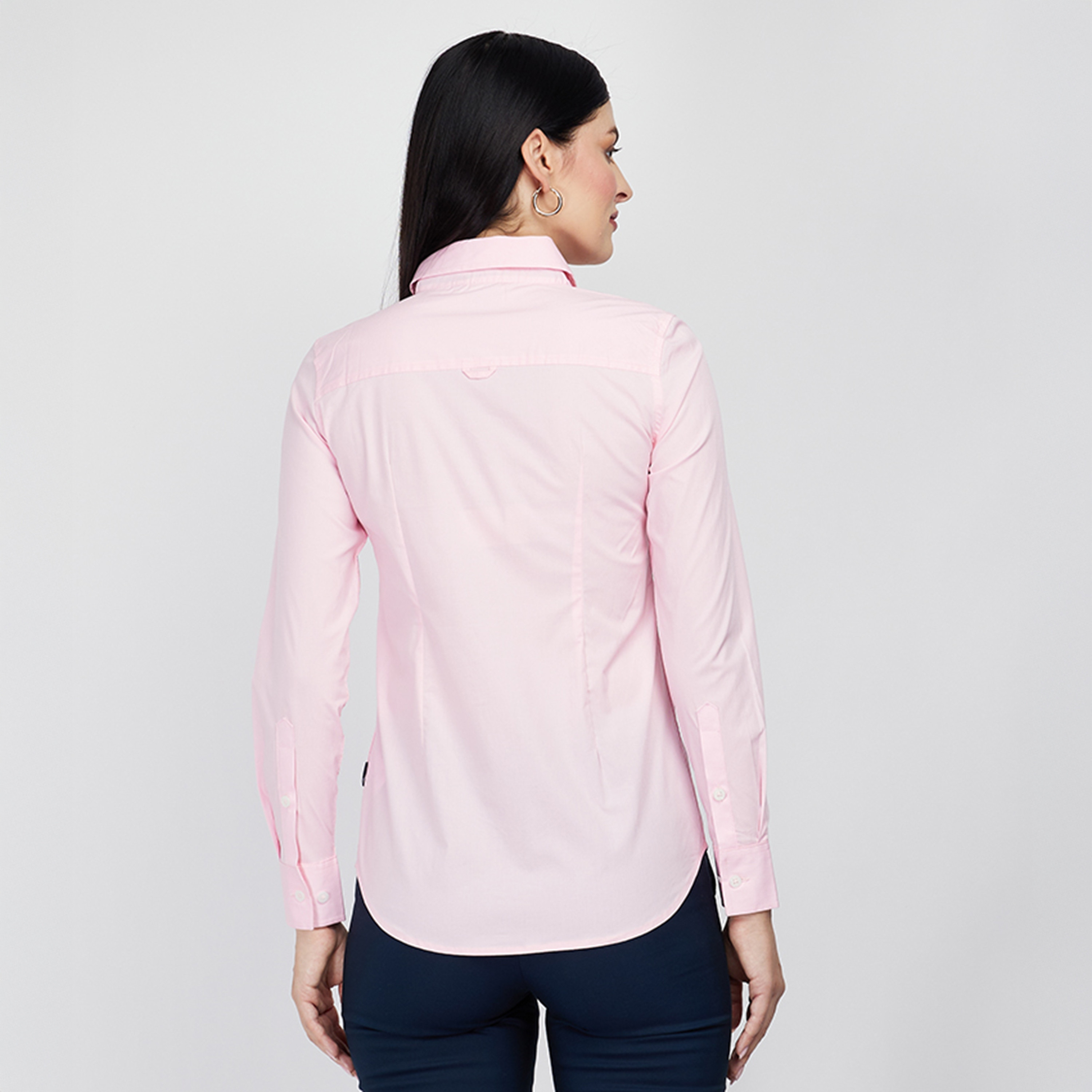 Beverly Hills Polo Club Logo Classic Collar Long Sleeves Casual Shirt-women-clothing-shirtsandblouses-blouses-image-4