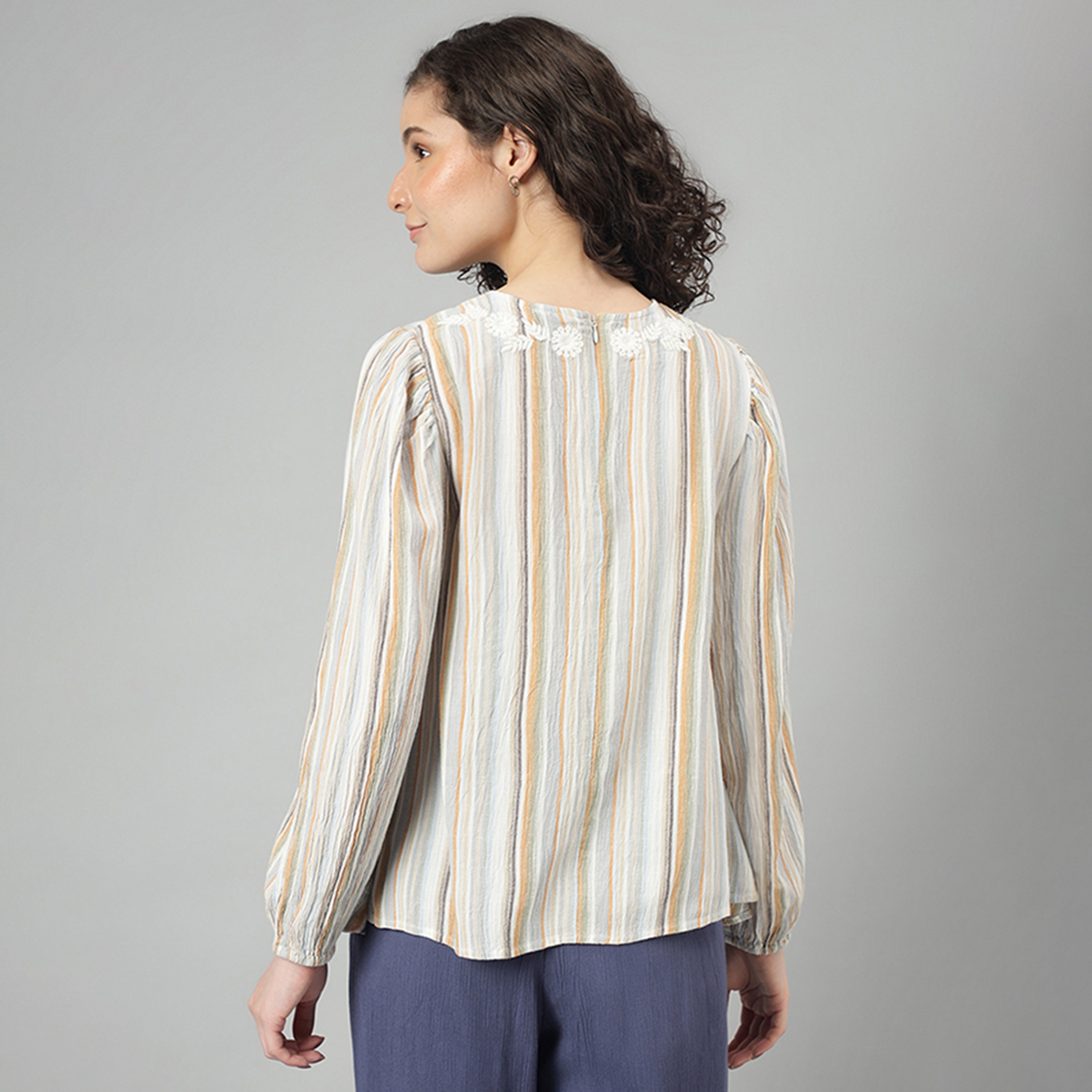 Beverly Hills Polo Club Striped Round Neck Long Sleeves Top-women-clothing-shirtsandblouses-blouses-image-4