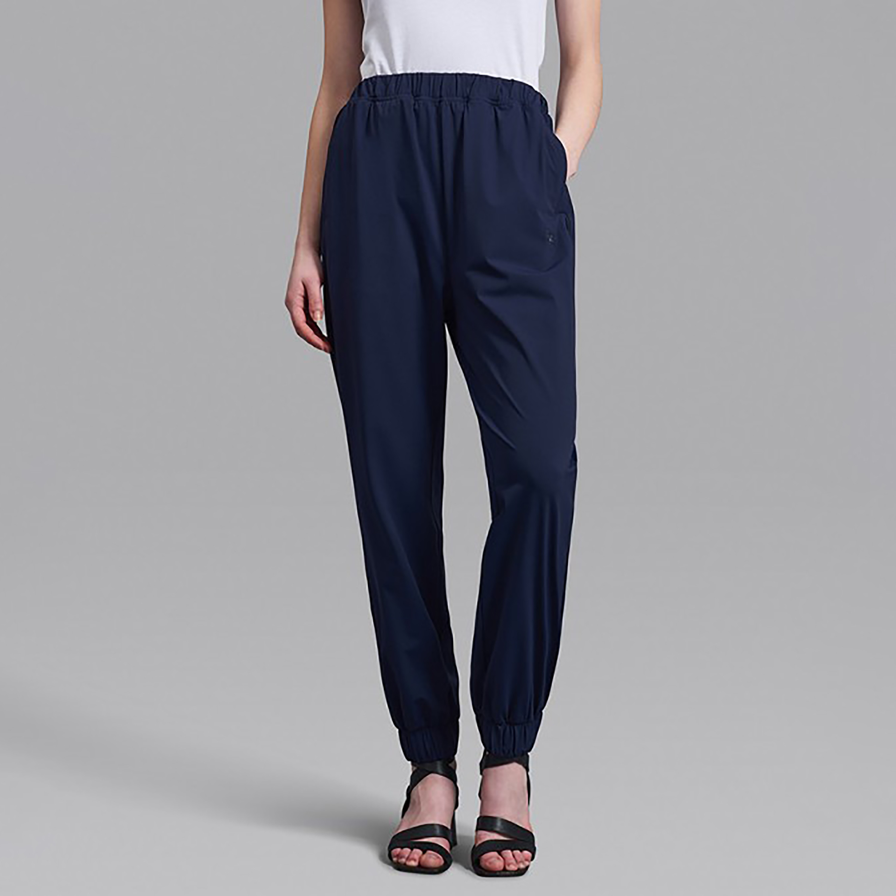 Beverly Hills Polo Club Women Navy Blue Plain Pocket Detail Joggers-women-clothing-bottoms-joggers-image-1