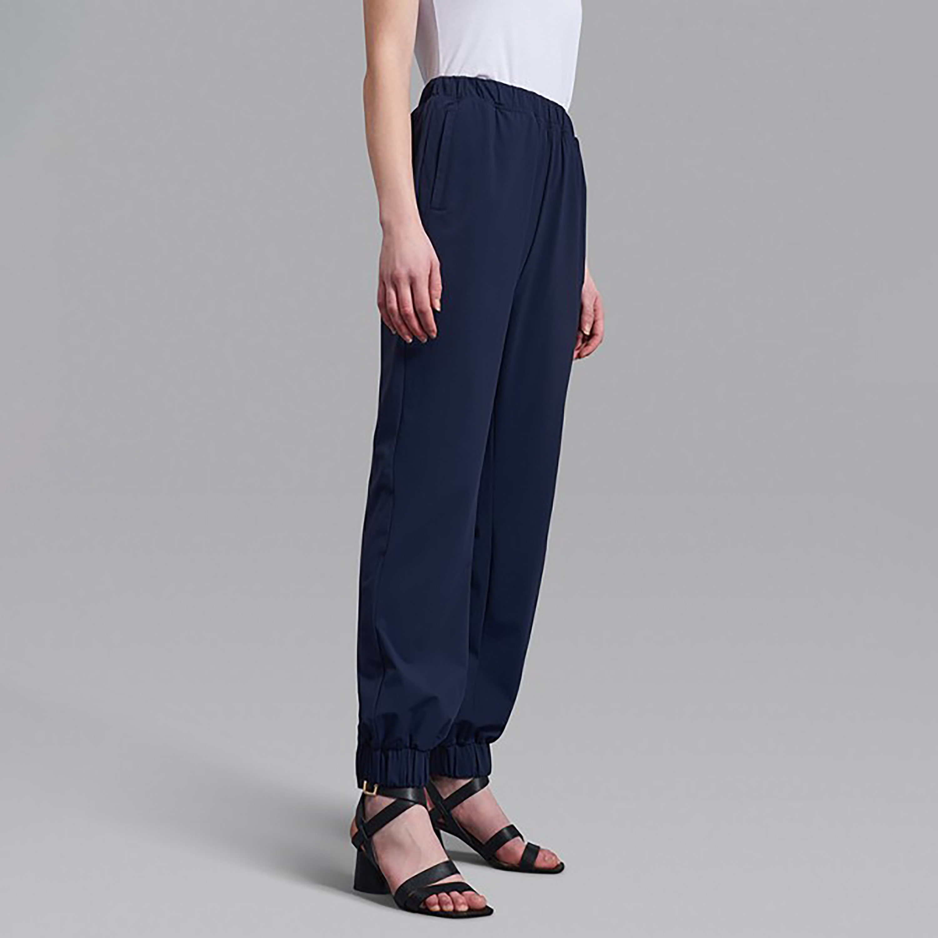 Beverly Hills Polo Club Women Navy Blue Plain Pocket Detail Joggers-women-clothing-bottoms-joggers-image-4