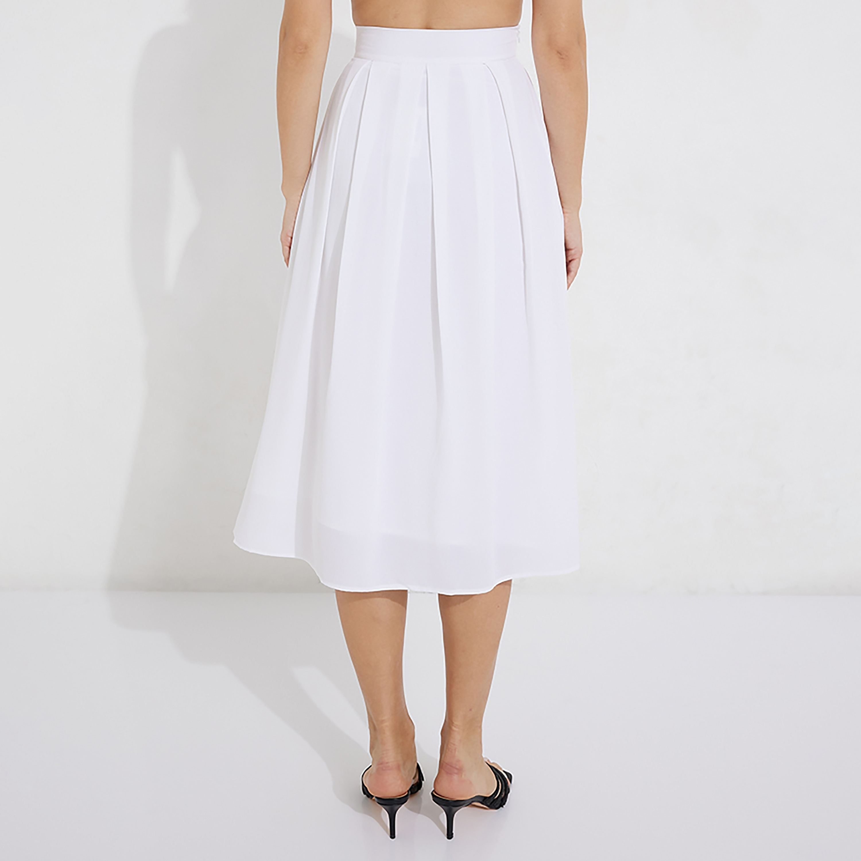 تنورة نسائية متوسطة الطول مطوية عالية الخصر من بيفرلي هيلز بولو كلوب-women-clothing-bottoms-skirts-image-8