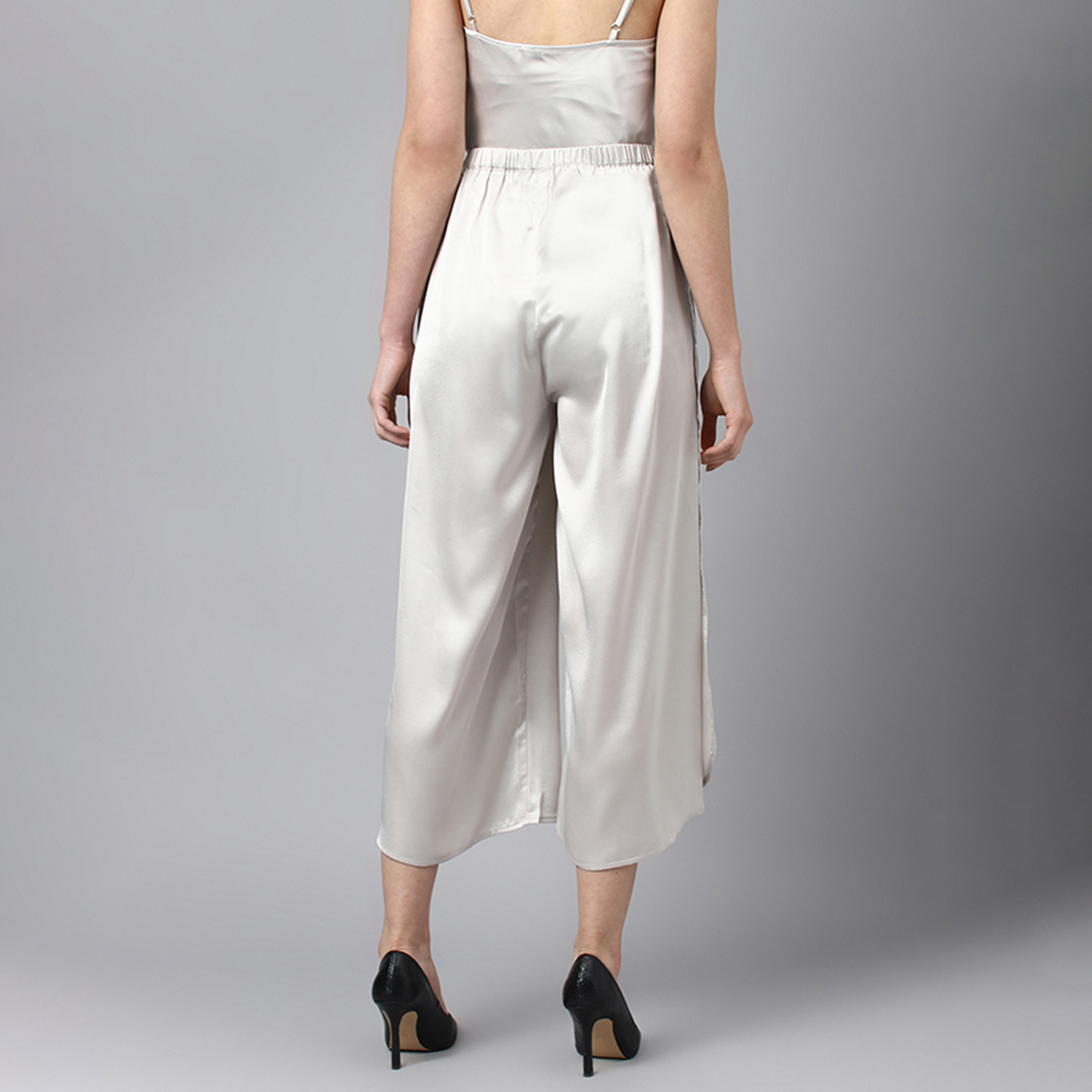 كلوتس نسائية مطاطية على شكل خصر مرن مرتفع في نادي بيفرلي هيلز للبولو-women-clothing-bottoms-trousers-image-4