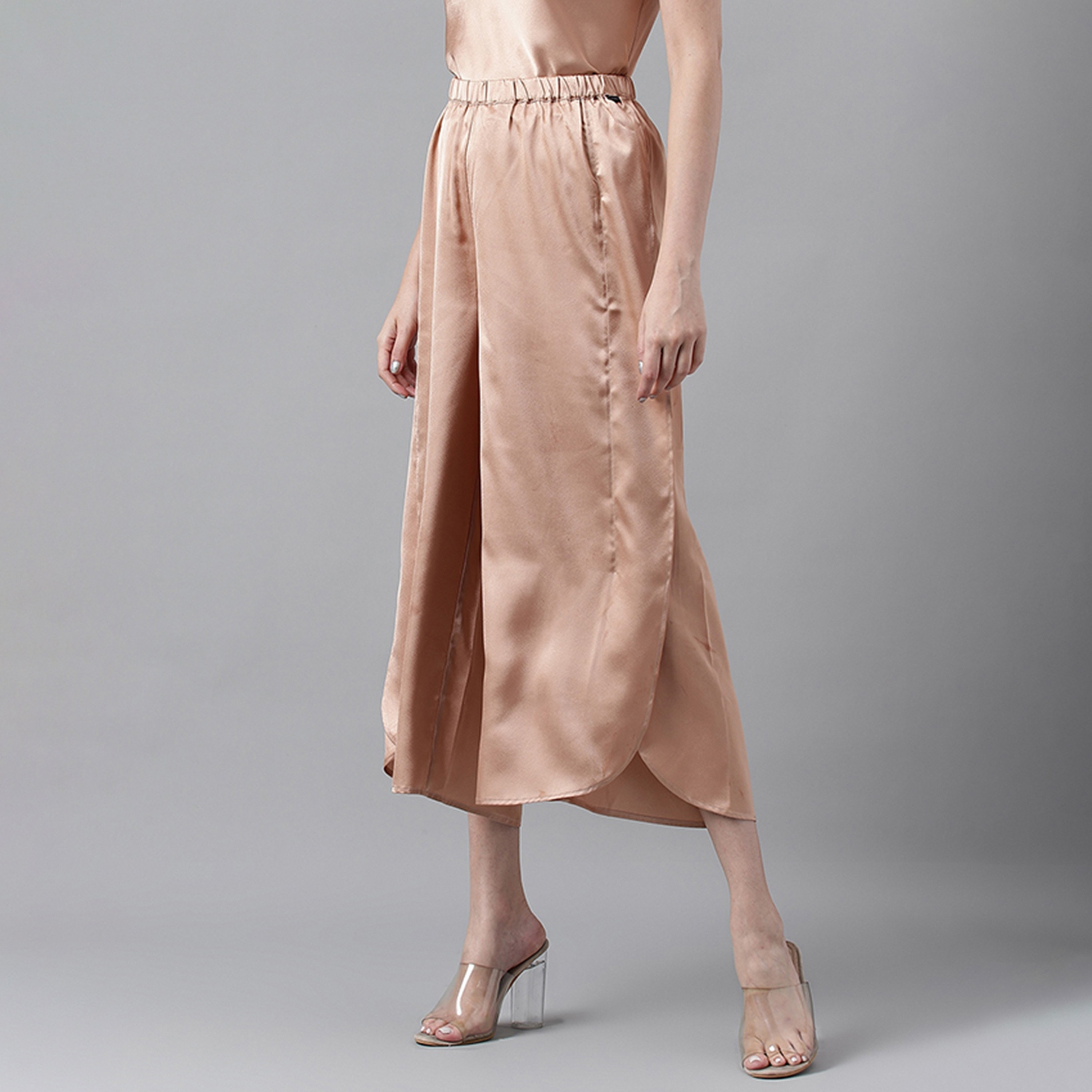 كلوتس نسائية مطاطية على شكل خصر مرن مرتفع في نادي بيفرلي هيلز للبولو-women-clothing-bottoms-trousers-image-6