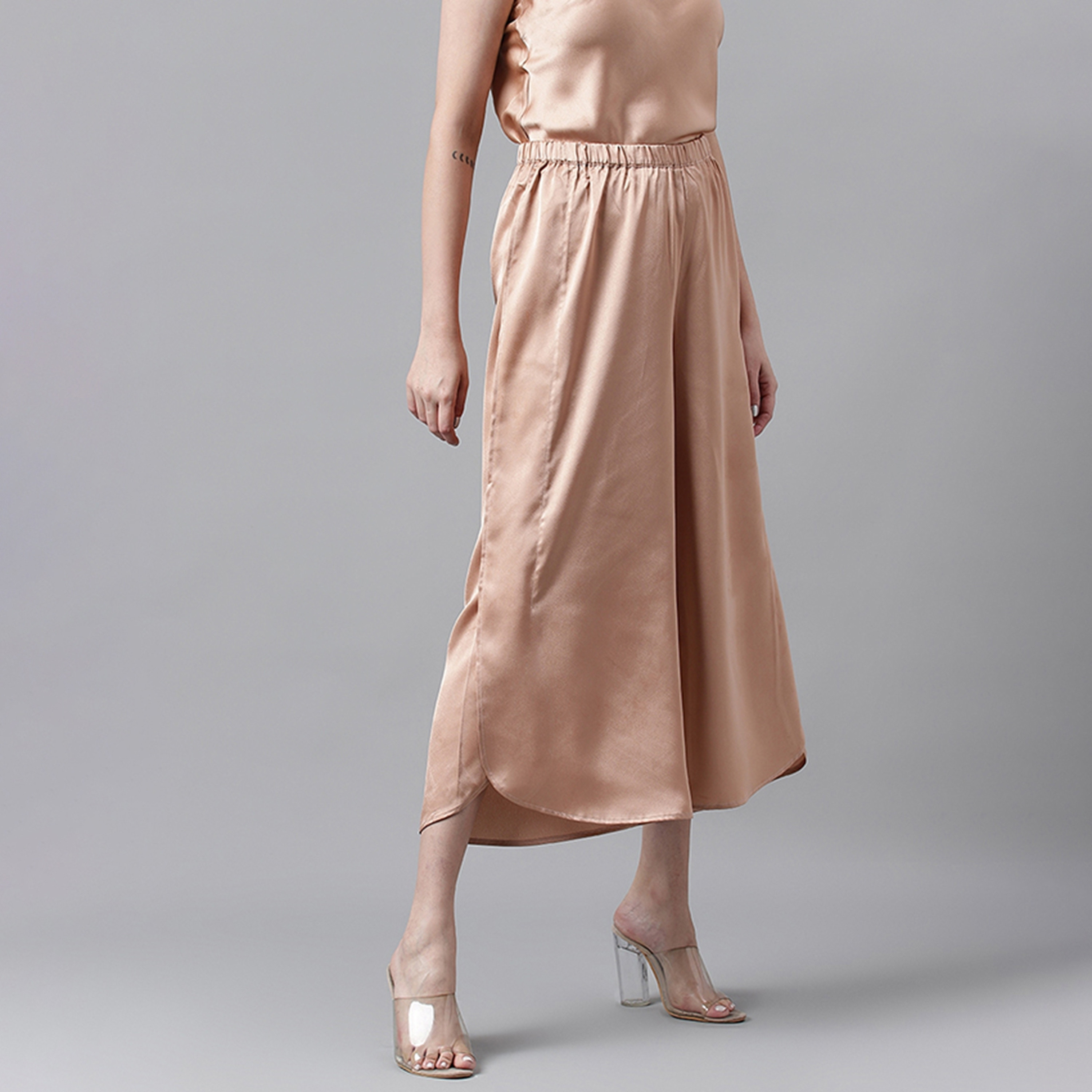 كلوتس نسائية مطاطية على شكل خصر مرن مرتفع في نادي بيفرلي هيلز للبولو-women-clothing-bottoms-trousers-image-7
