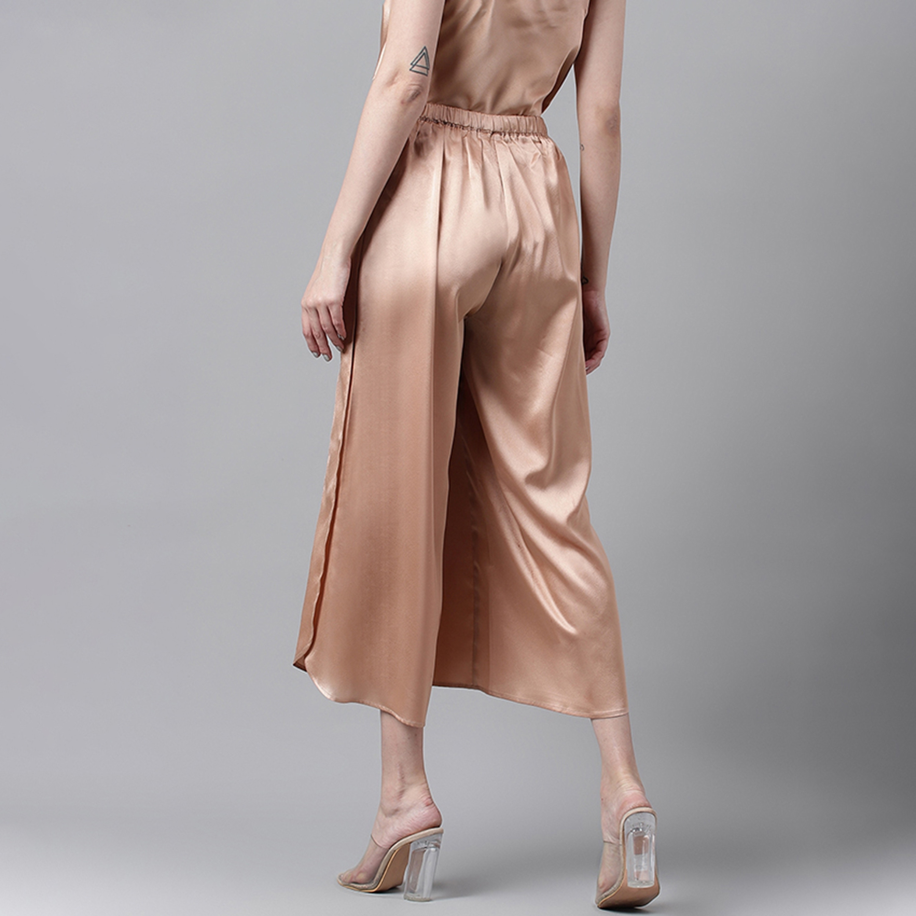 كلوتس نسائية مطاطية على شكل خصر مرن مرتفع في نادي بيفرلي هيلز للبولو-women-clothing-bottoms-trousers-image-8