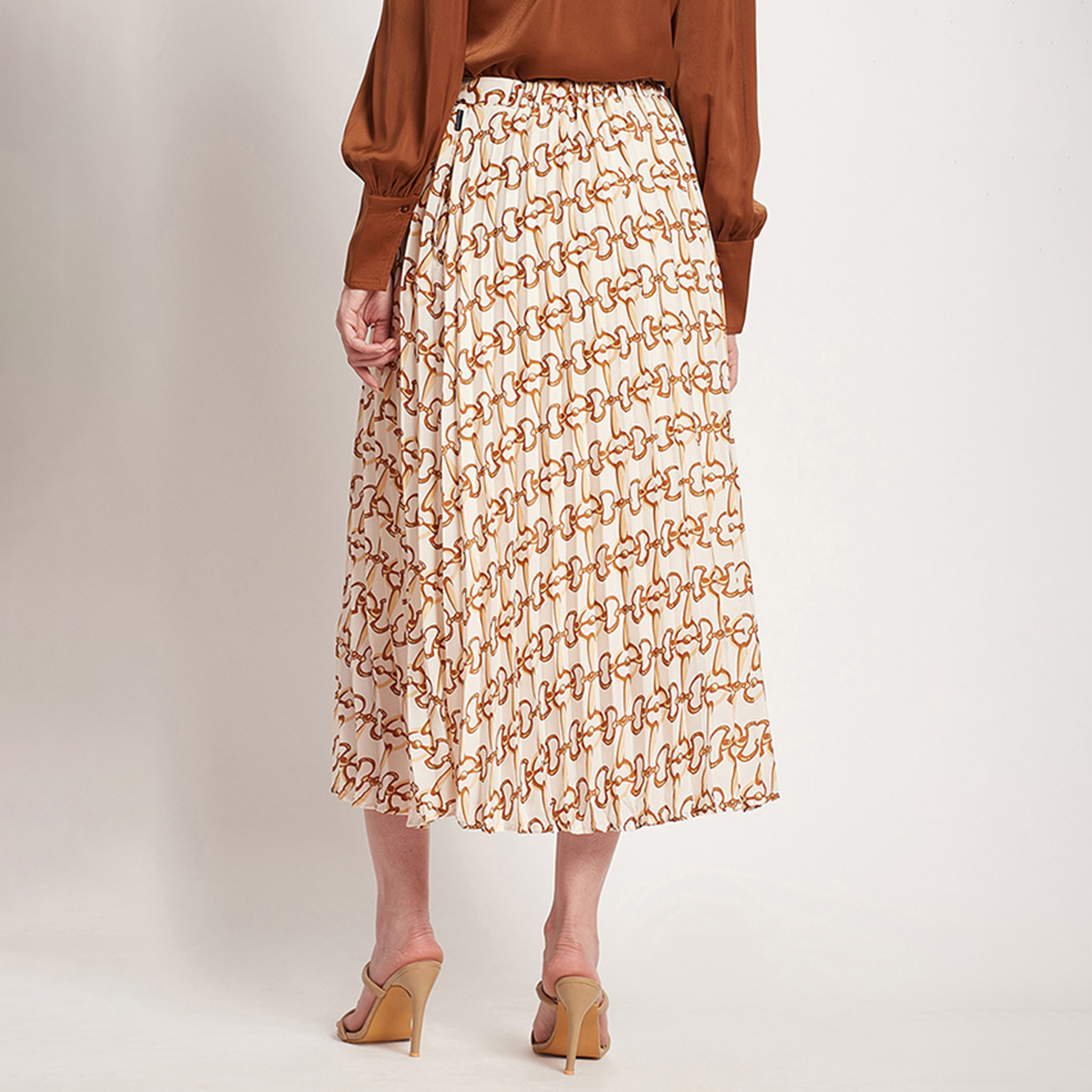 تنورة ميدي واسعة بطبعات مع خصر مطاطي من بيفرلي هيلز بولو كلوب-women-clothing-bottoms-skirts-image-4