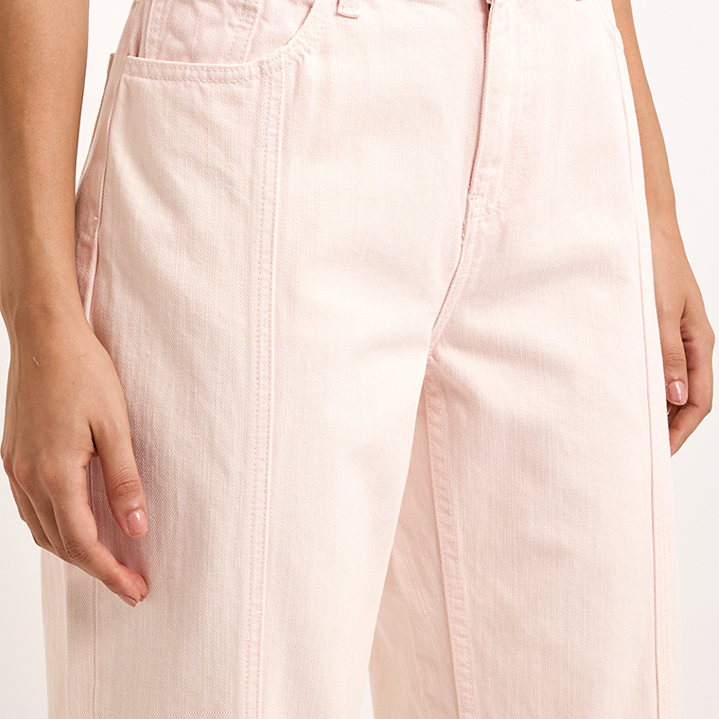 بيفرلي هيلز كلوب-  بنطلون جينز نسائي واسع الساق متوسط ​​الارتفاع-women-clothing-bottoms-jeans-image-3