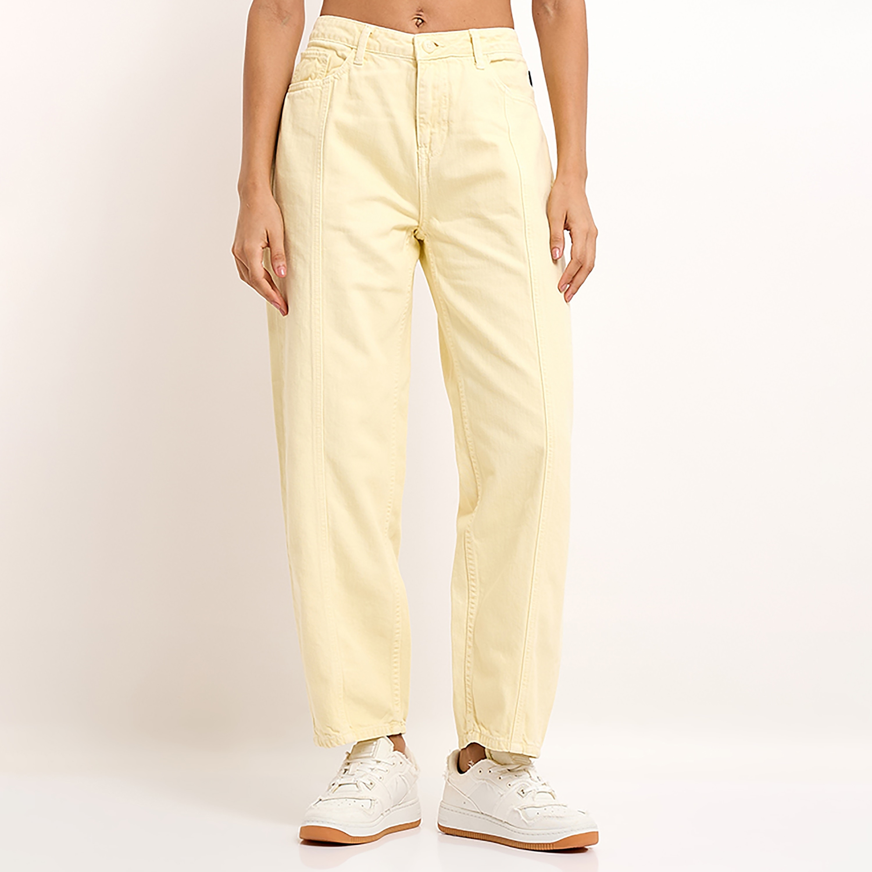 Beverly Hills Polo Club Plain High-Rise Button with Zip Fly Women's Pants-PROMO_CP_BHPC_101125-image-1