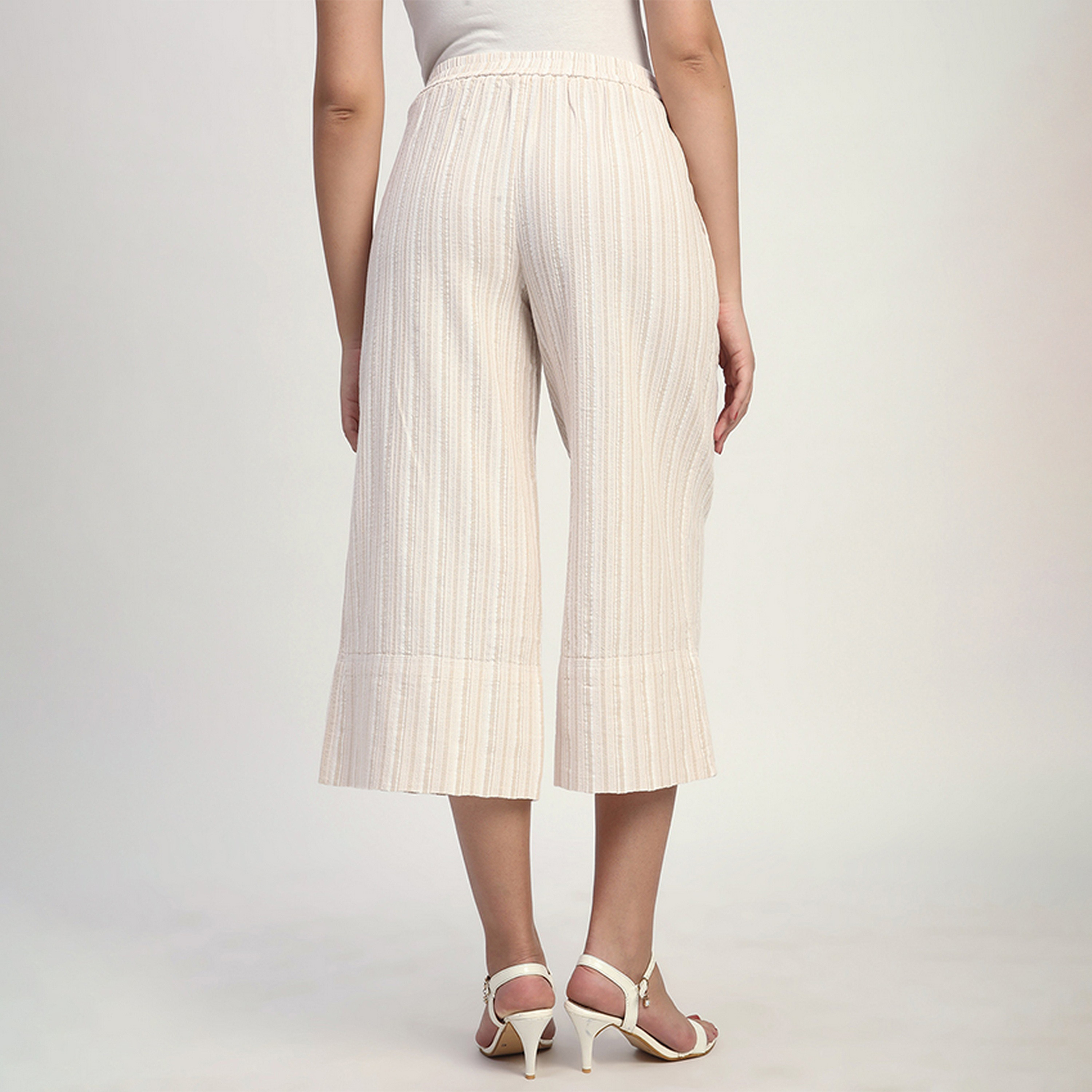 بنطلون نسائي مخطط بخصر عالٍ من بيفرلي هيلز بولو كلوب-women-clothing-bottoms-trousers-image-4