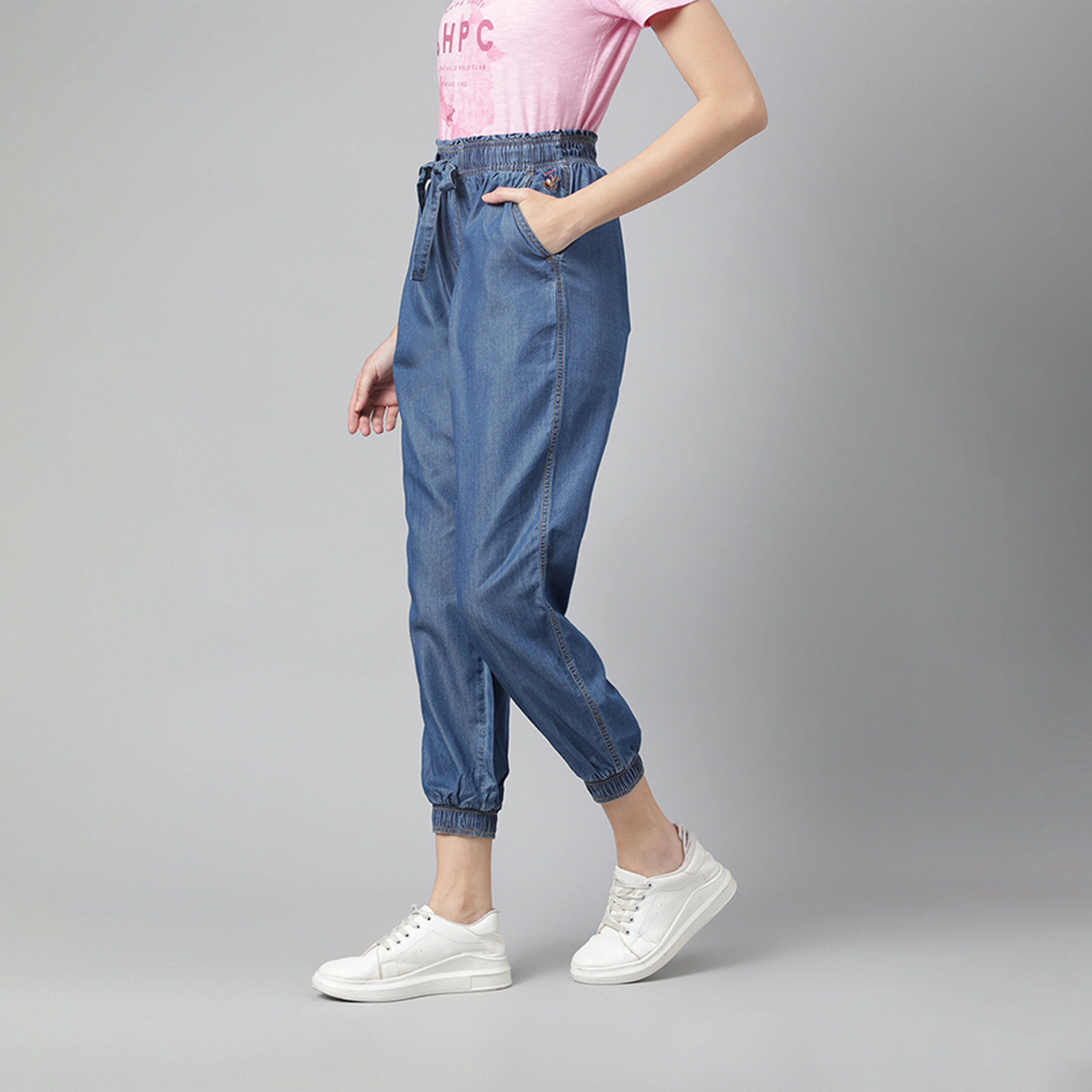 Beverly Hills Polo Club Women's Regular Fit Flexi Waist Cropped Jeans-women-clothing-bottoms-jeans-image-2