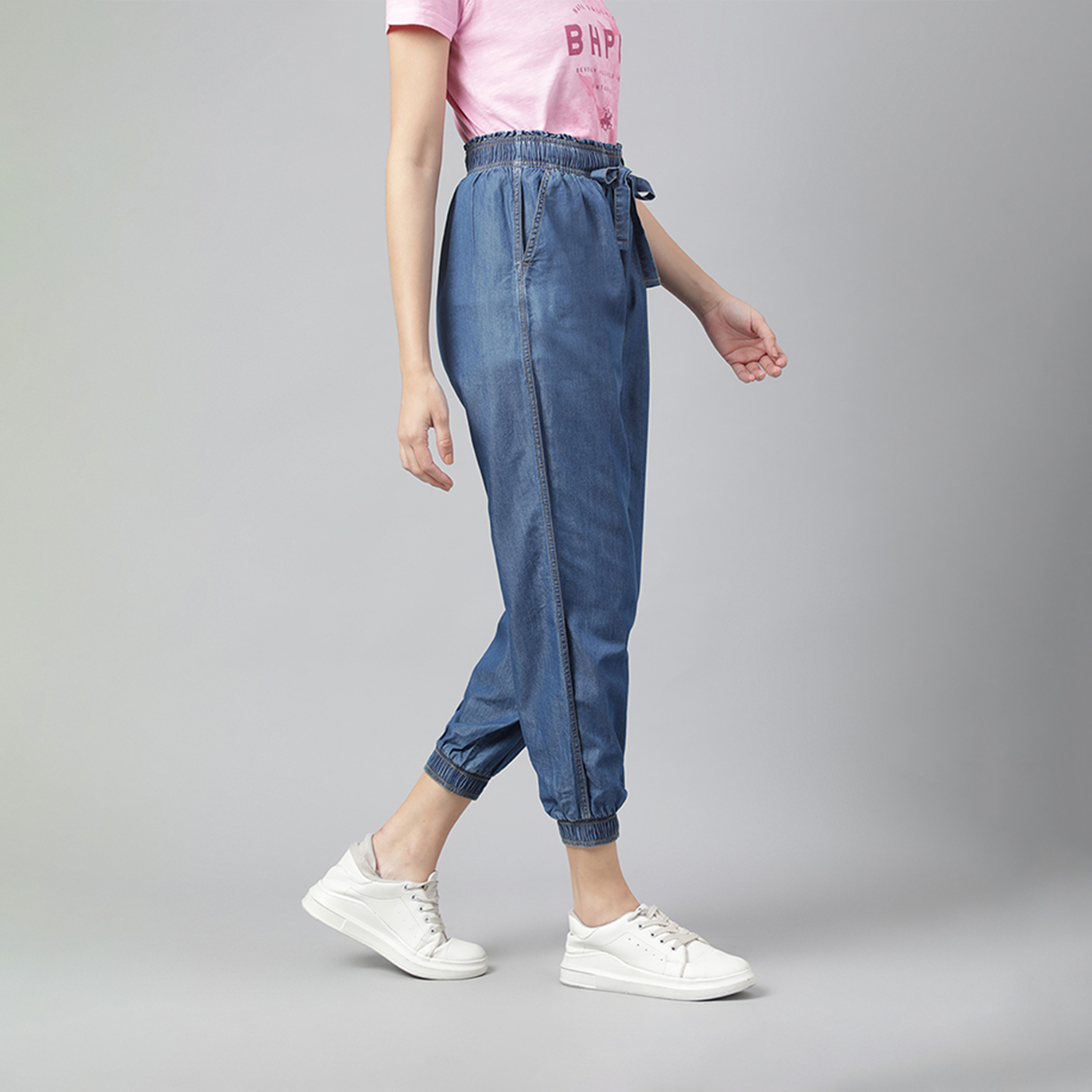 بيفرلي هيلز بولو كلوب- بنطلون جينز نسائي بقصة جوغر-women-clothing-bottoms-jeans-image-3