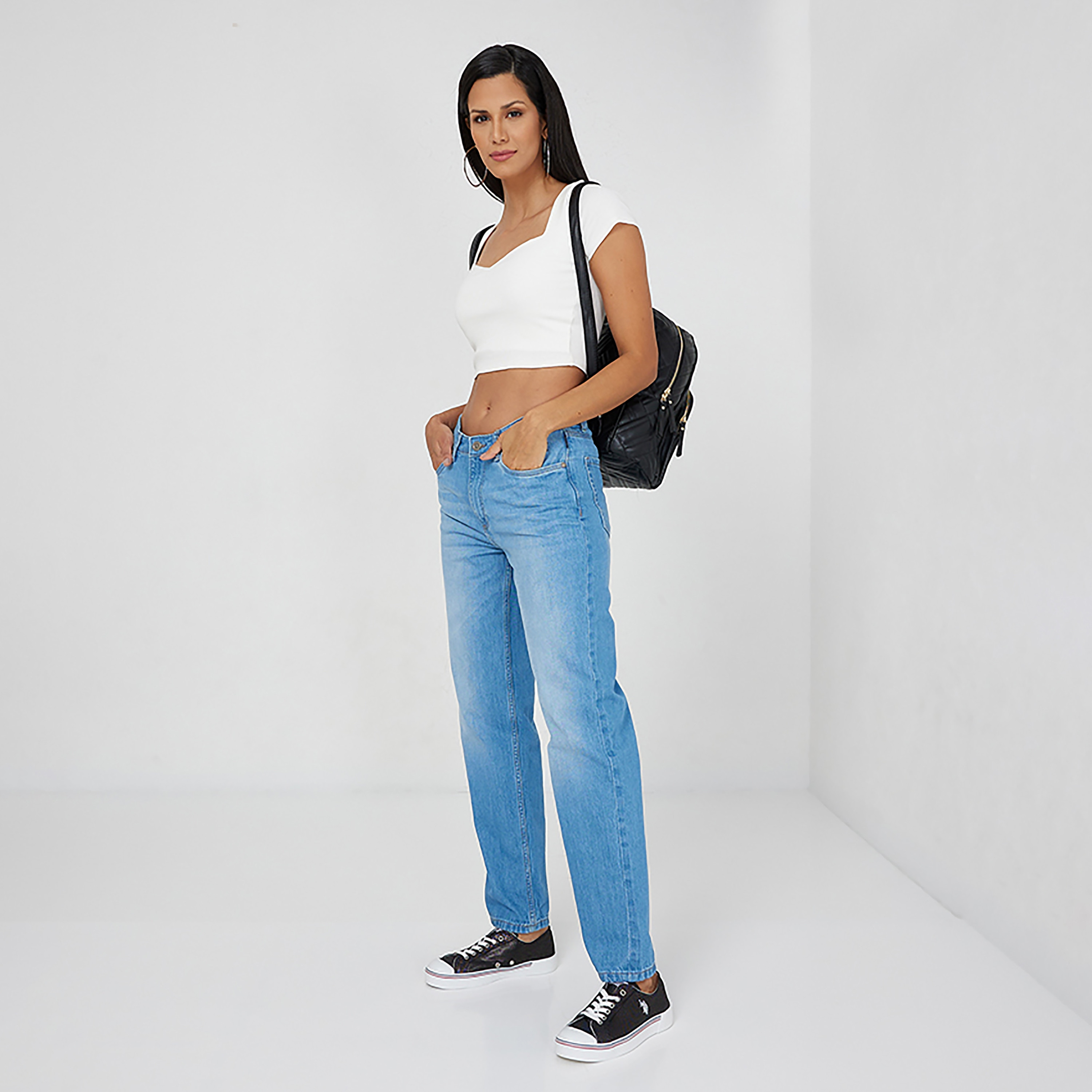 Beverly Hills Polo Club Slim Fit Faded Mid Rise Jeans-women-clothing-bottoms-jeans-image-2