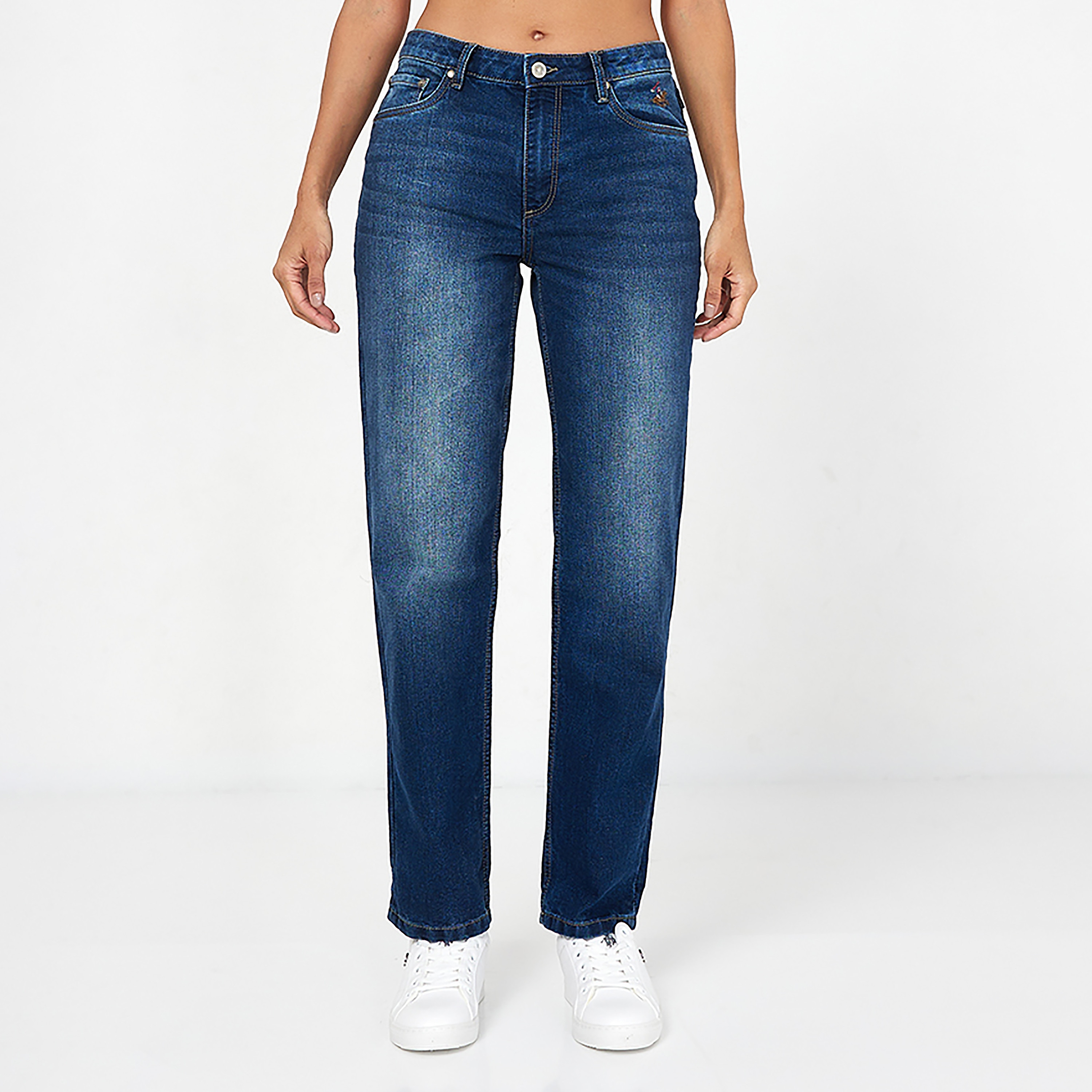 بنطال جينز بقصة ضيقة ومتوسط الارتفاع من بيفرلي هيلز بولو كلوب-women-clothing-bottoms-jeans-image-5