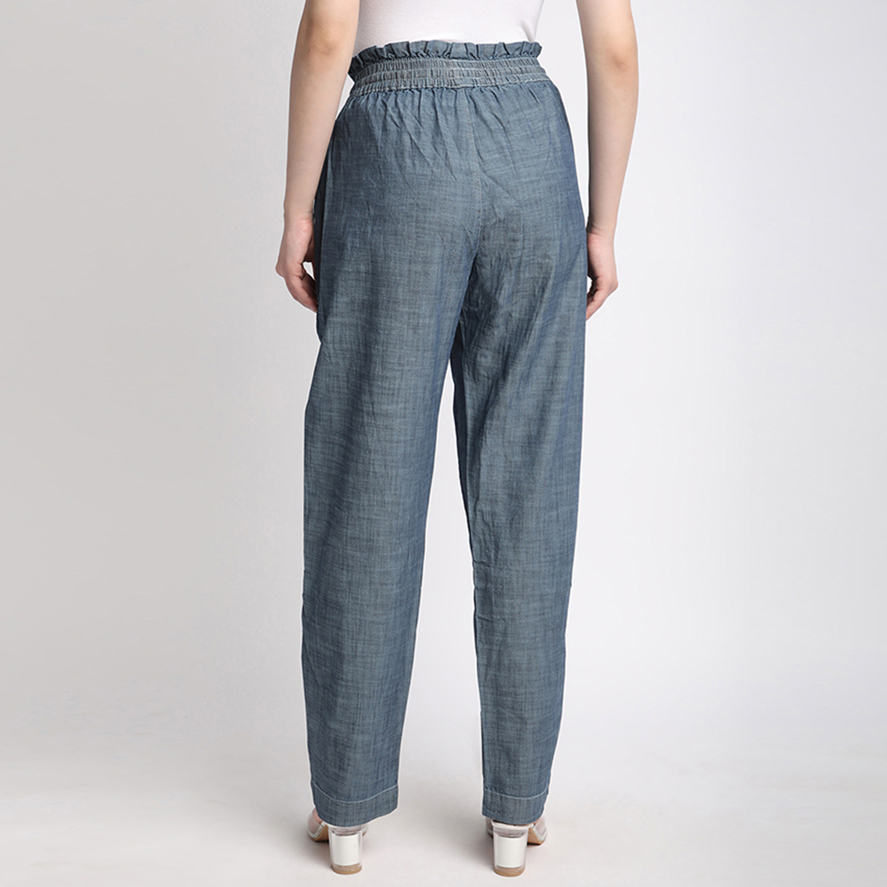 بنطال بيفرلي هيلز بولو كلوب للسيدات ذو خصر مرن وإغلاق برباط-women-clothing-bottoms-trousers-image-4
