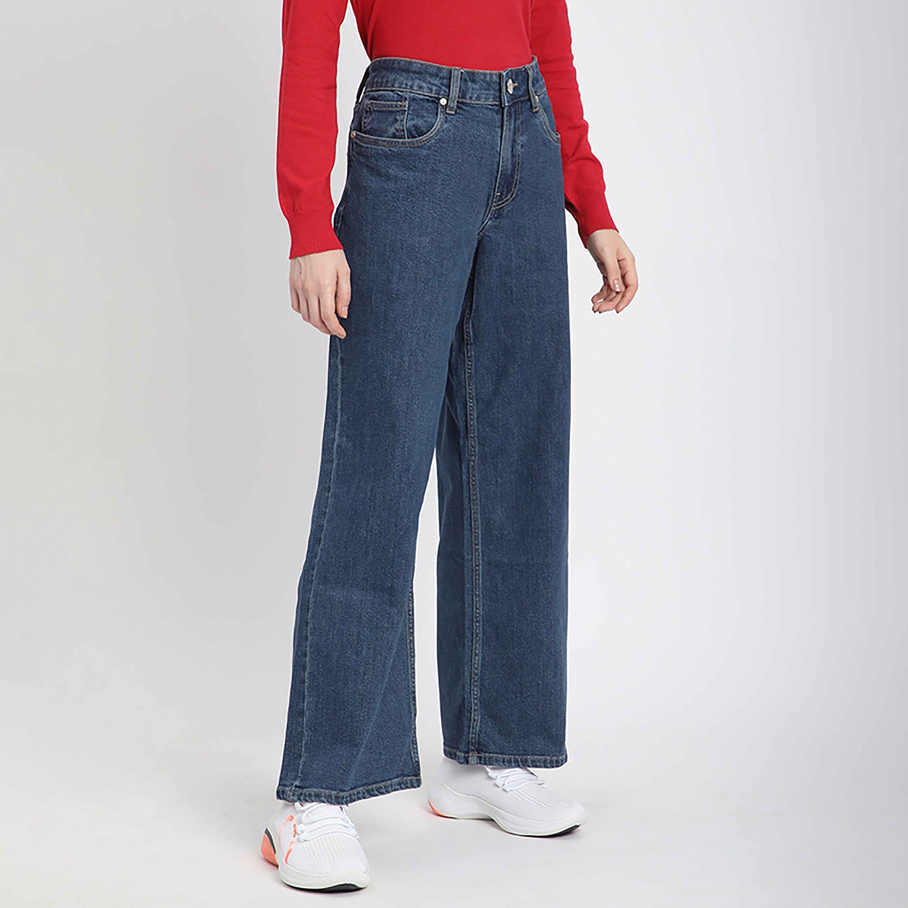 Beverly Hills Polo Club Wide Leg 5-Pockets High-Rise Women's Jeans-women-clothing-bottoms-jeans-image-3