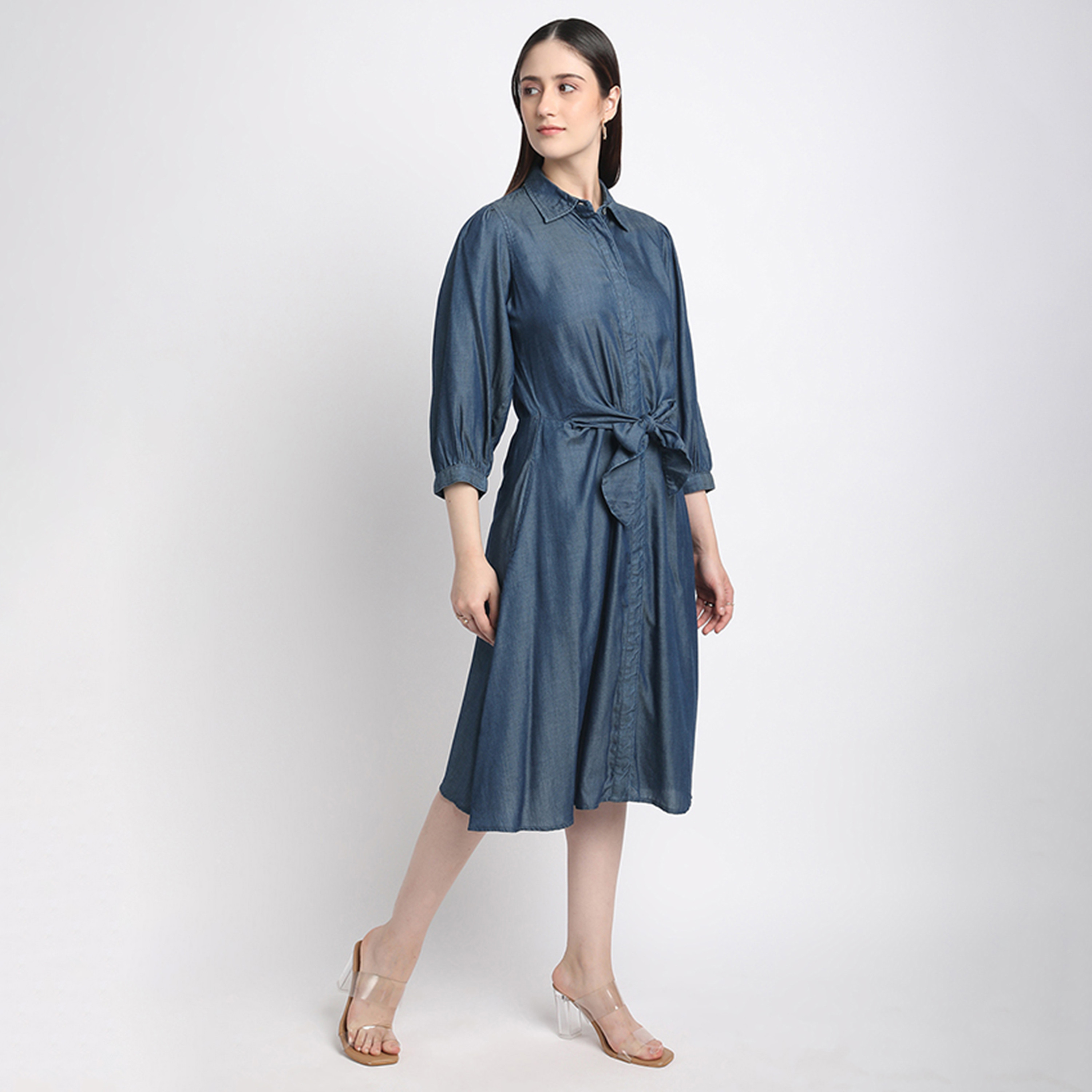 Beverly Hills Polo Club Plain Collared Long-Sleeve Midi Dress-PROMO_CP_BHPC_101125-image-3