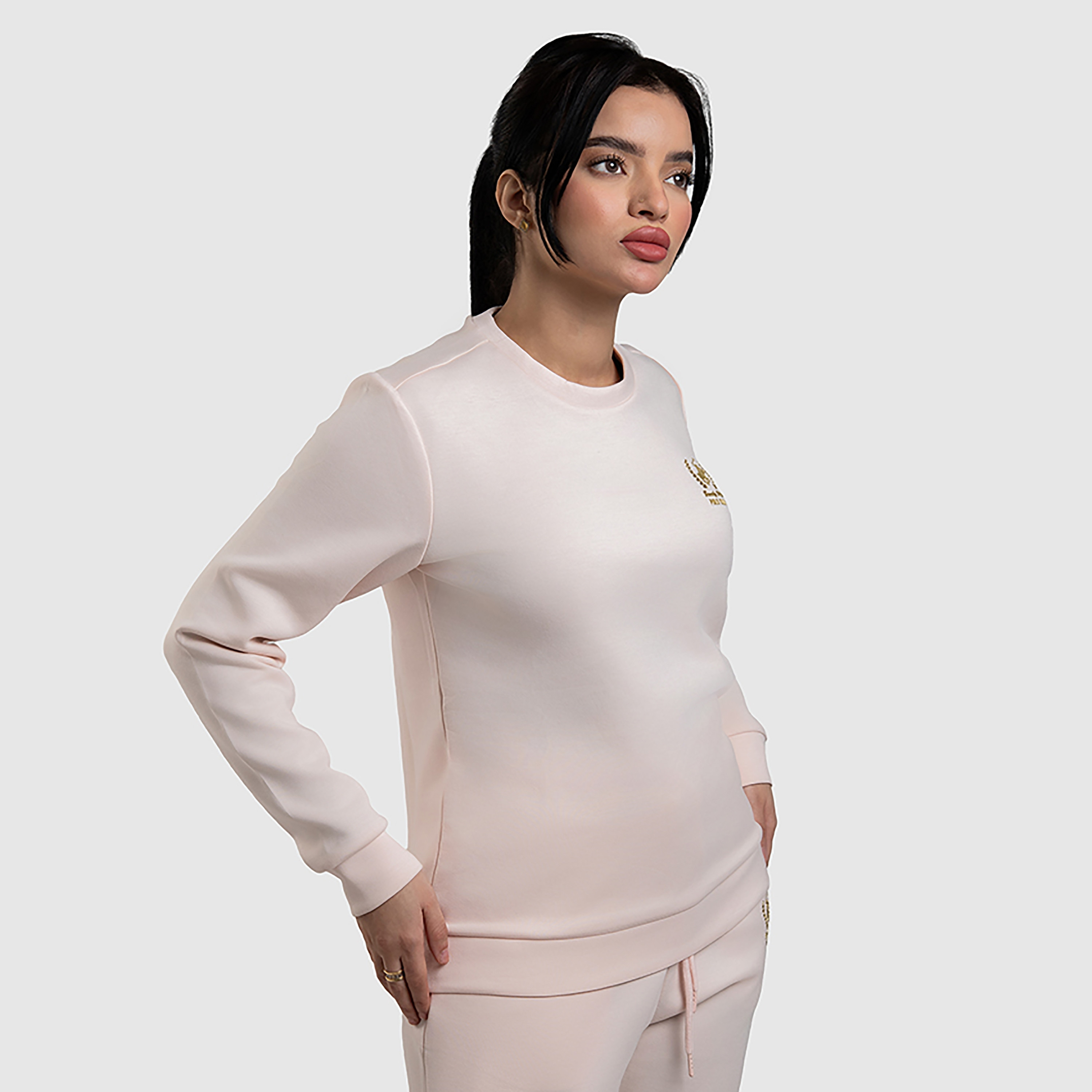 سويت شيرت نسائي بأكمام طويلة وياقة مستديرة وشعار من بيفرلي هيلز بولو كلوب-women-clothing-hoodiesandsweatshirts-sweatshirts-image-6