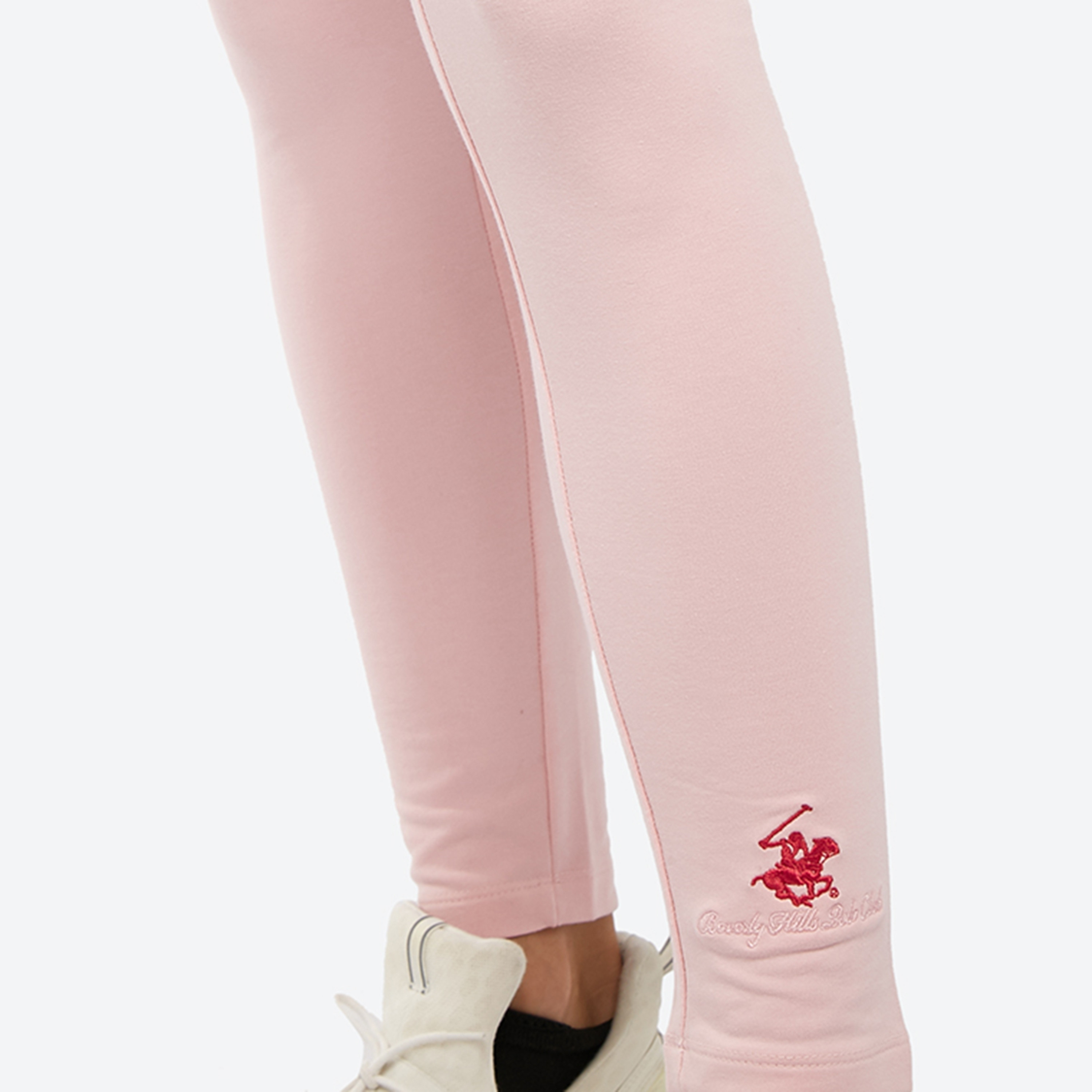 Beverly Hills Polo Club Plain High-Rise Elastic Women's Leggings-women-clothing-bottoms-leggings-image-3