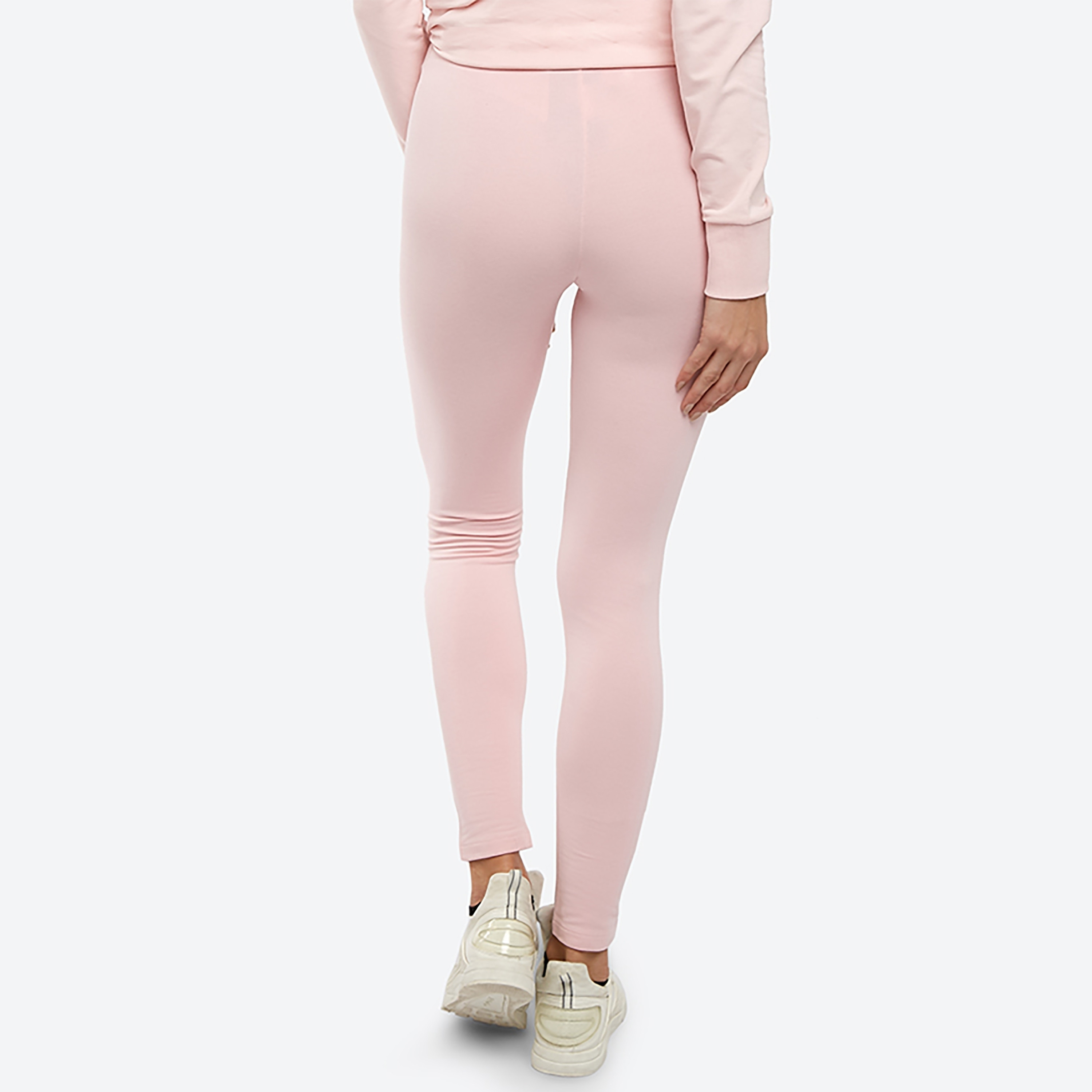 Beverly Hills Polo Club Plain High-Rise Elastic Women's Leggings-women-clothing-bottoms-leggings-image-4